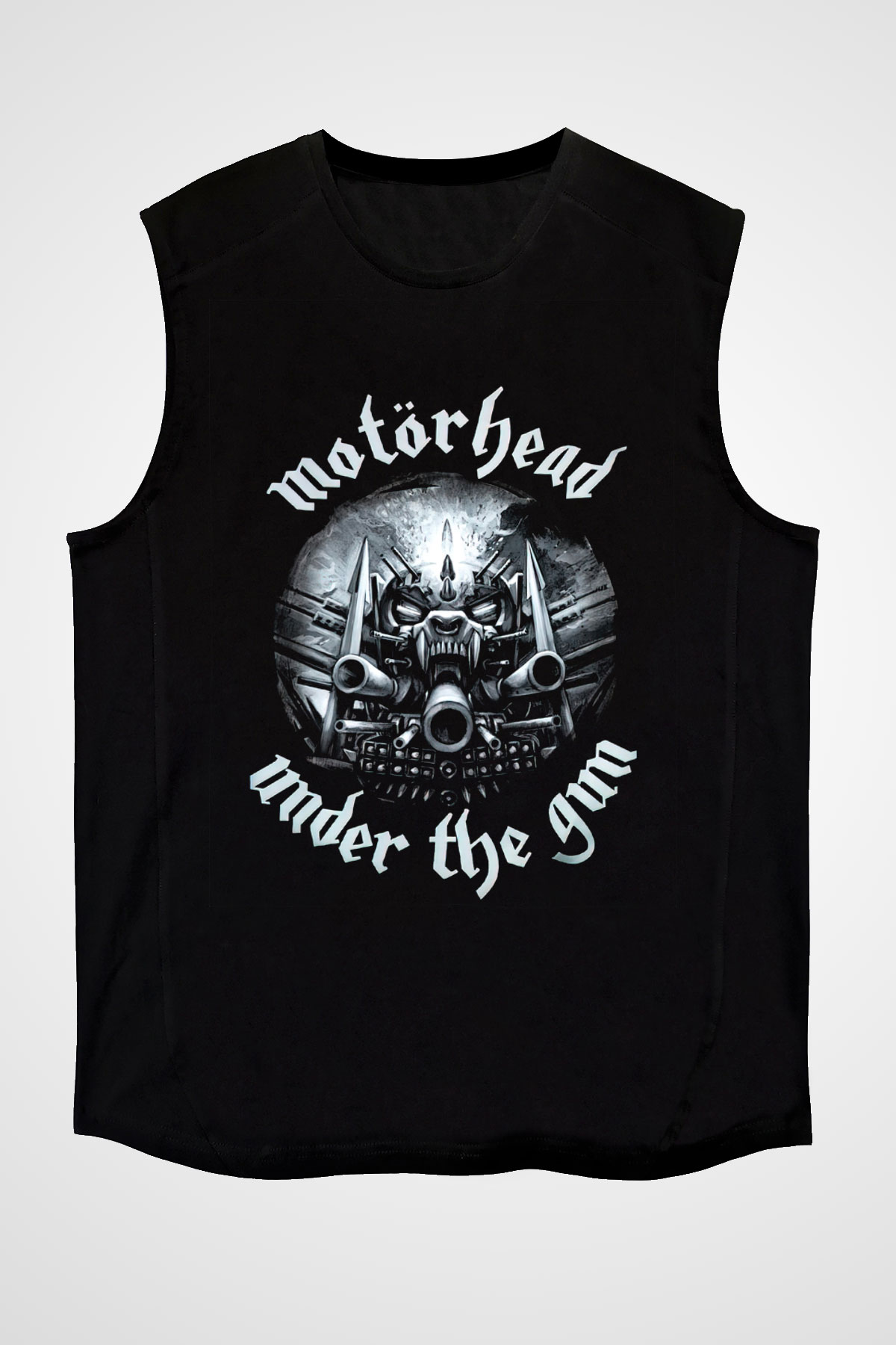 Motörhead Under The Gun Siyah Unisex Kolsuz Tişört
