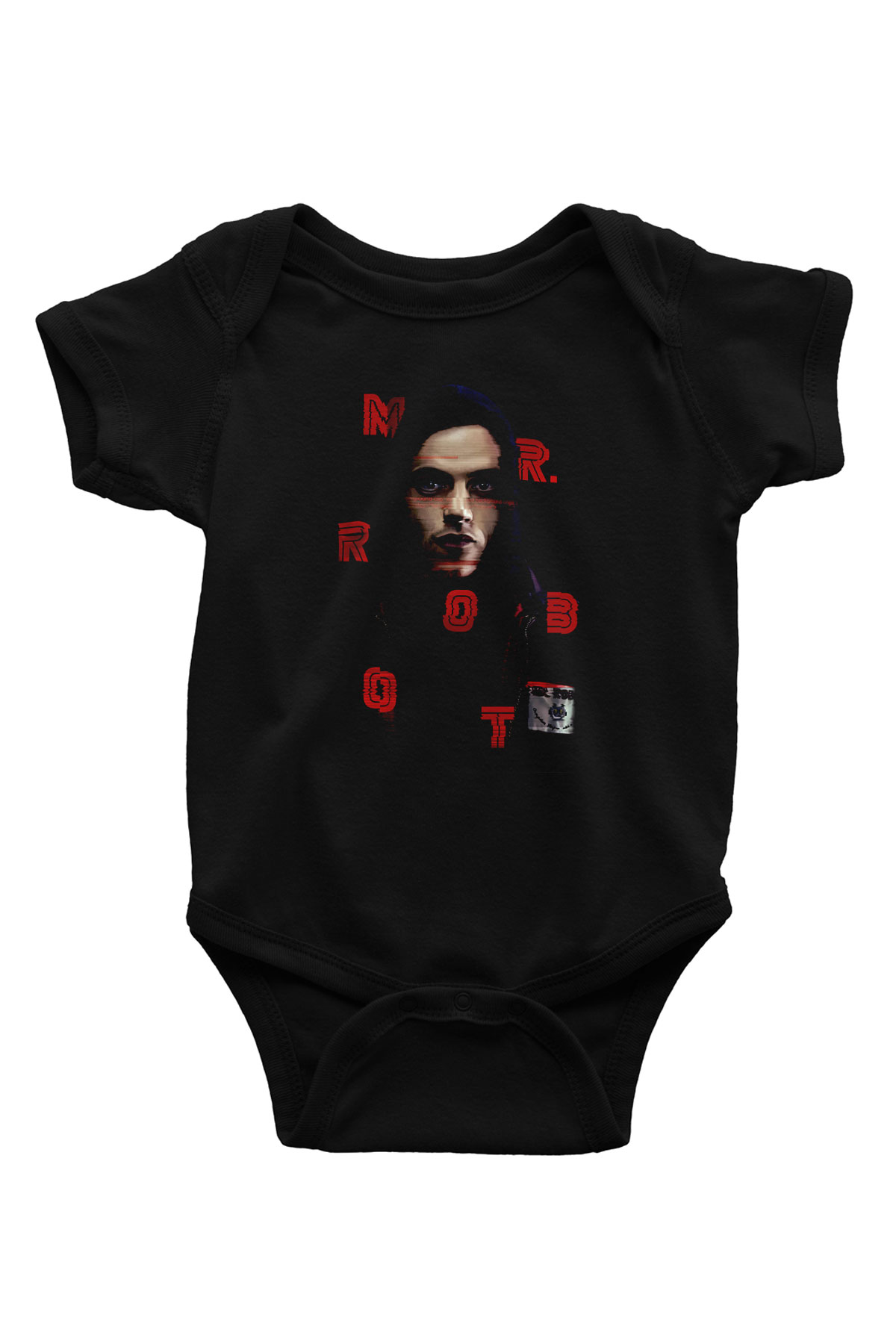 Mr. Robot Siyah Bebek Body - Zıbın