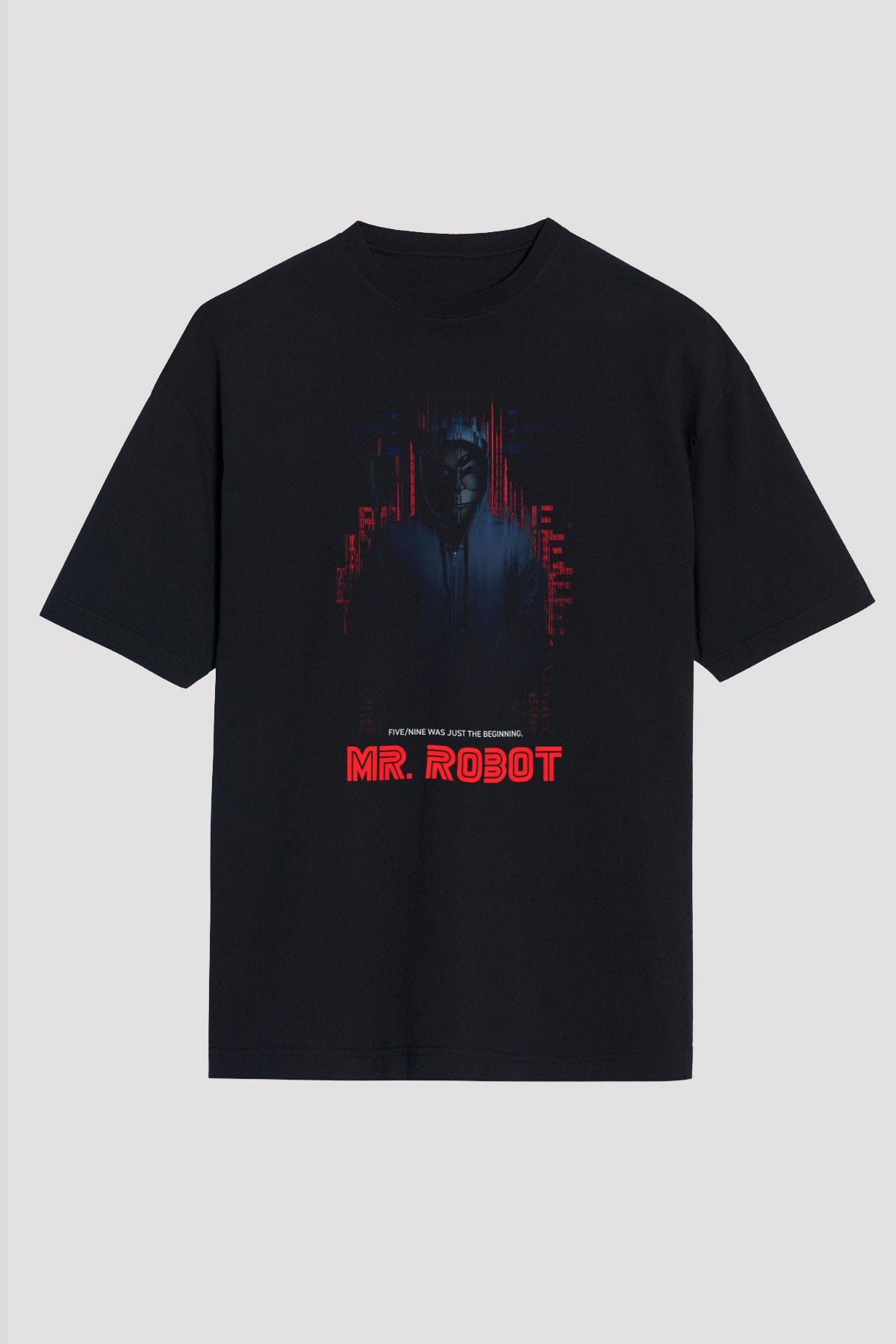 Mr. Robot Siyah Unisex Tişört T-Shirt