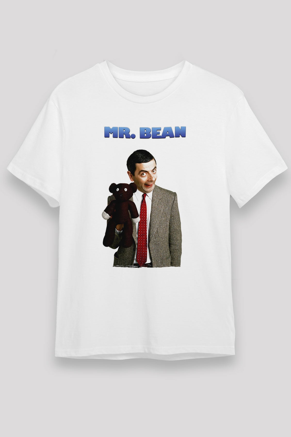 Mr.Bean Beyaz Unisex Tişört