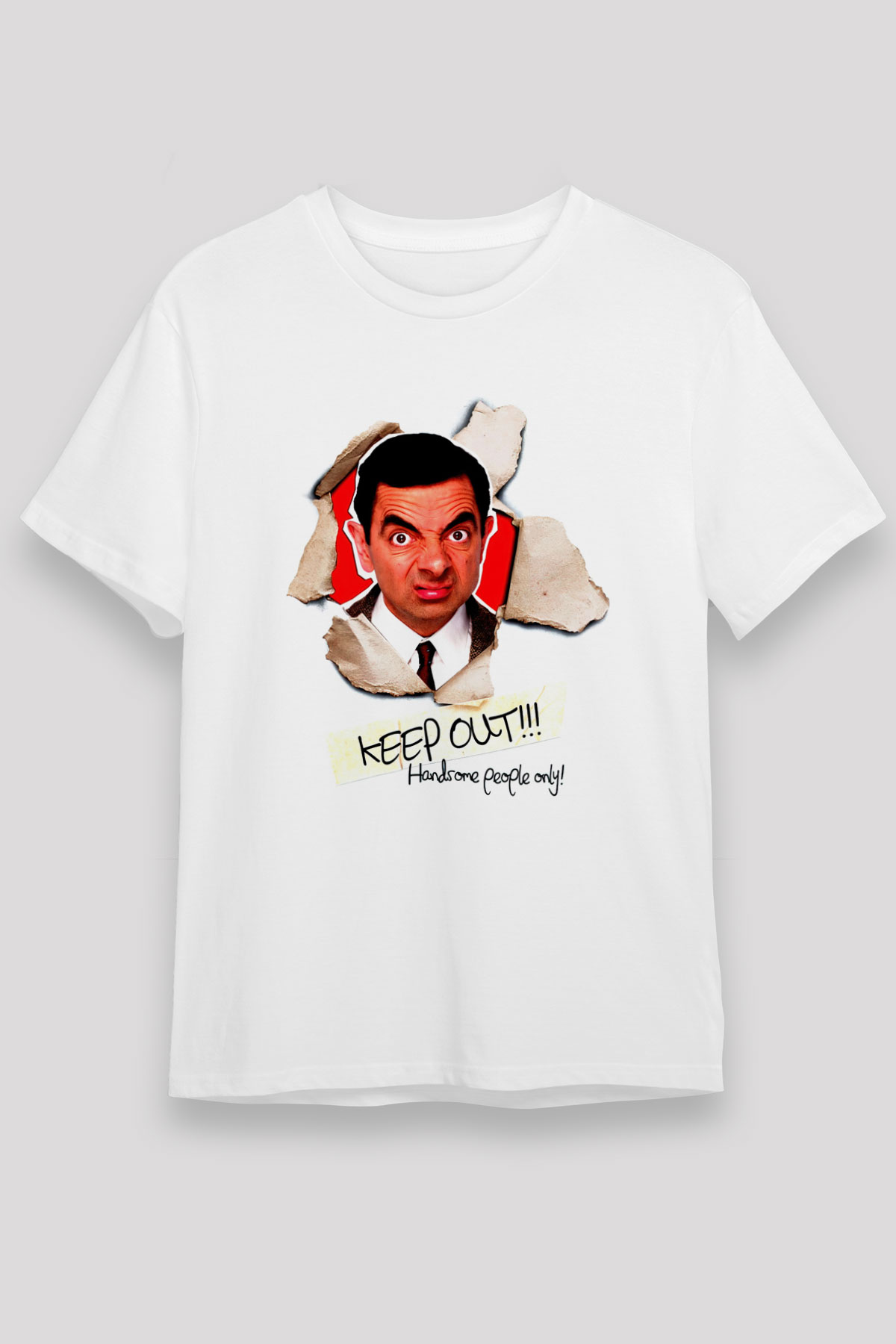 Mr.Bean Beyaz Unisex Tişört