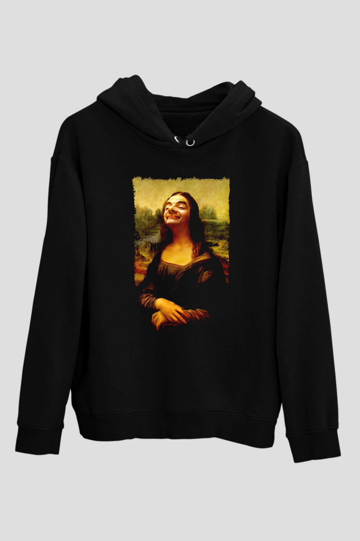 Mr.Bean Siyah Unisex Hoodie