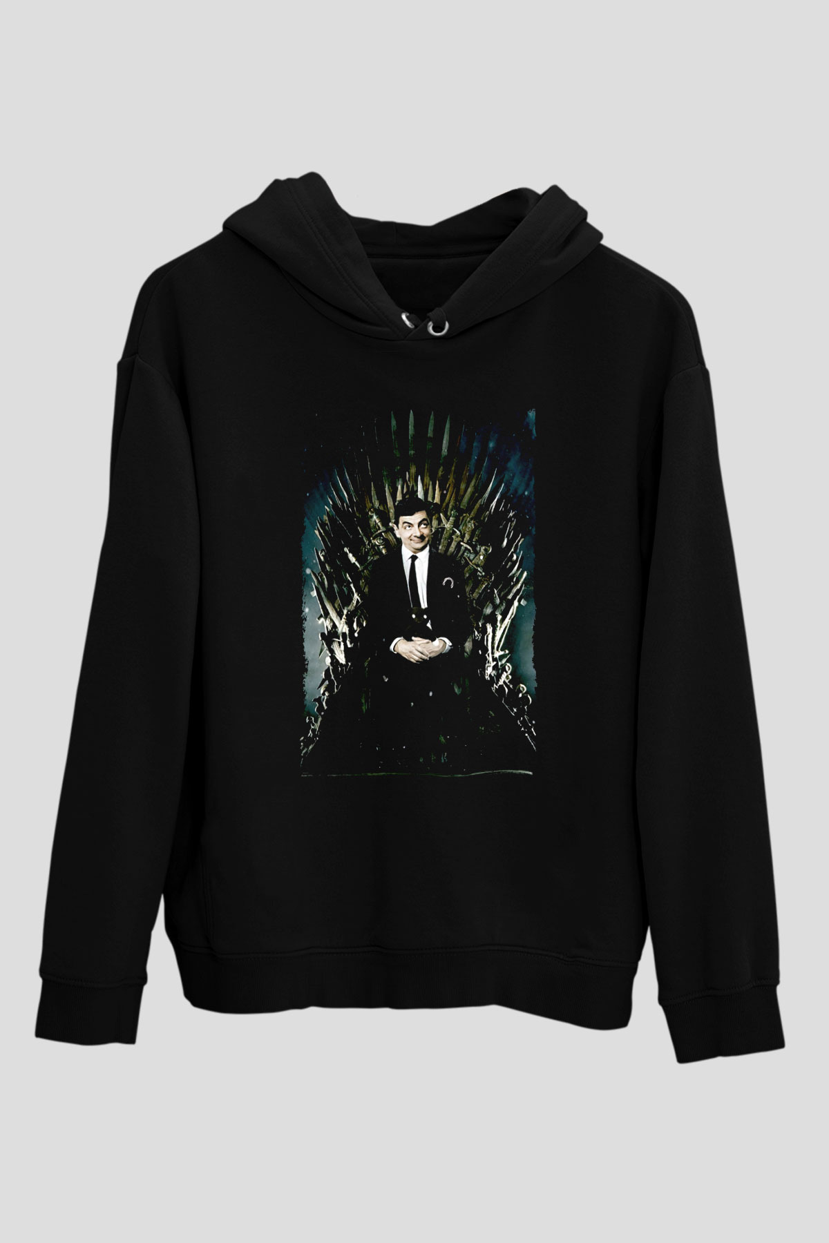 Mr.Bean Siyah Unisex Hoodie