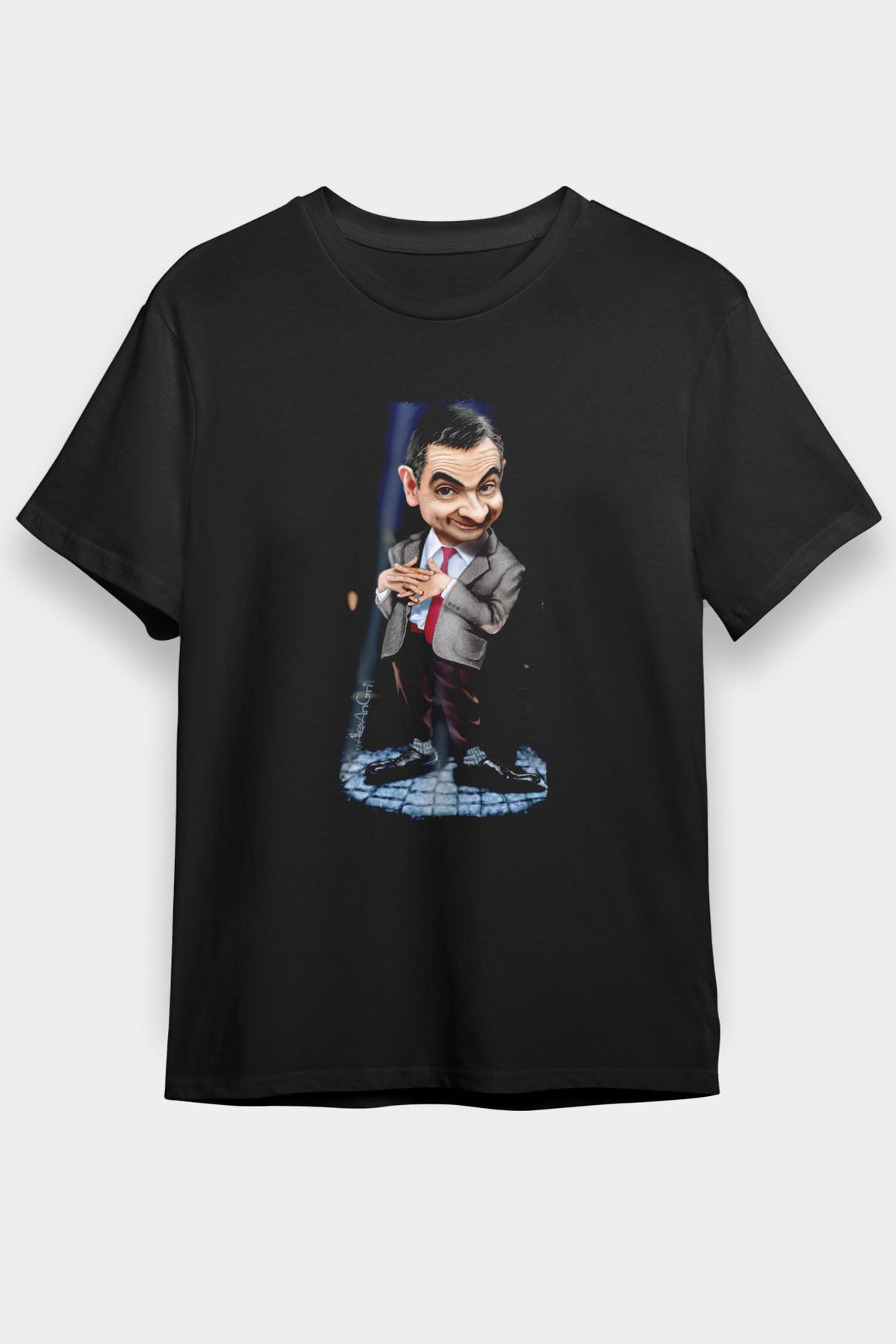 Mr.Bean Siyah Unisex Tişört