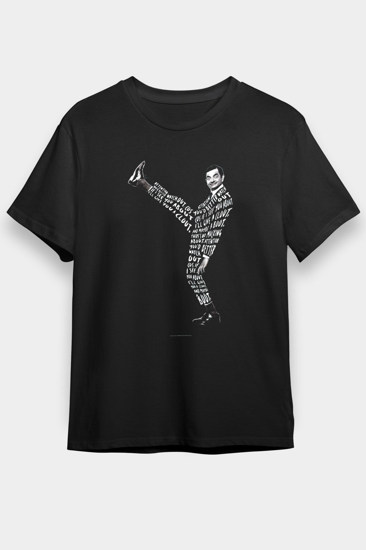 Mr.Bean Siyah Unisex Tişört