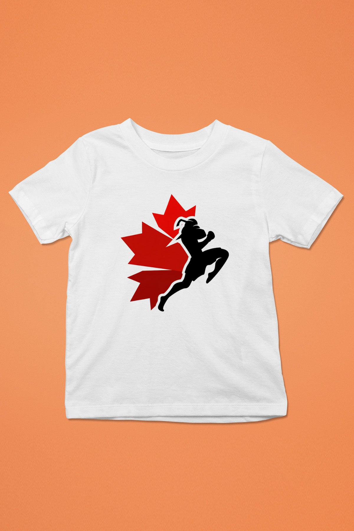 Muay Thai Beyaz Unisex Çocuk Tişört