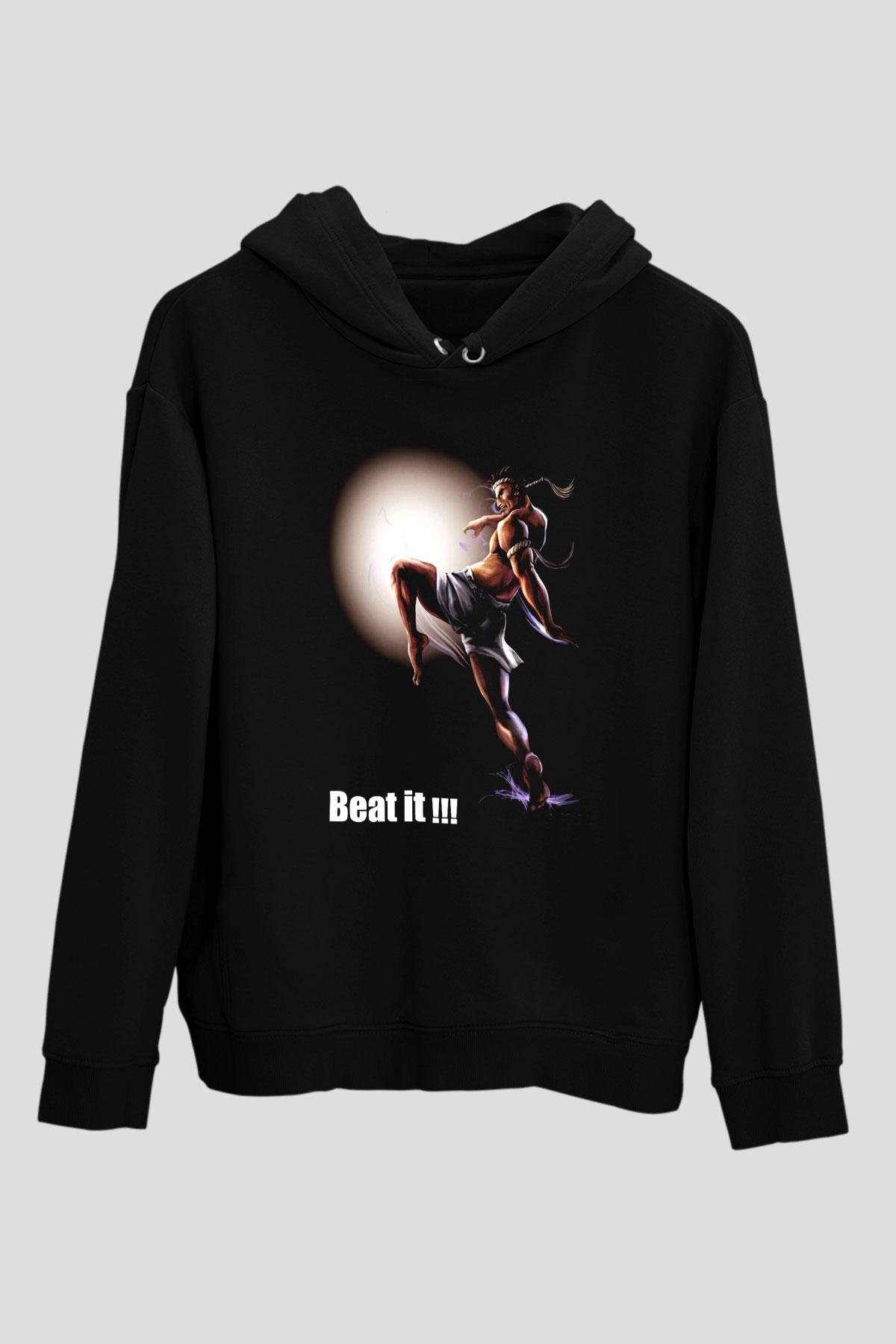 Muay Thai Siyah Unisex Hoodie
