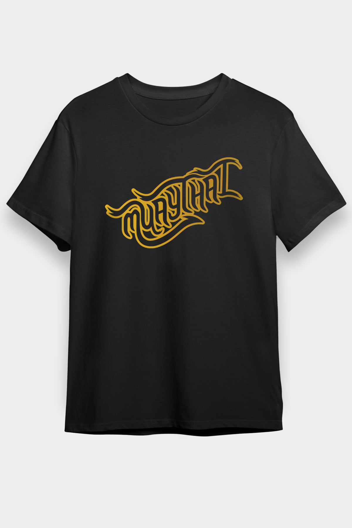 Muay Thai Siyah Unisex Tişört T-Shirt - TişörtFabrikası