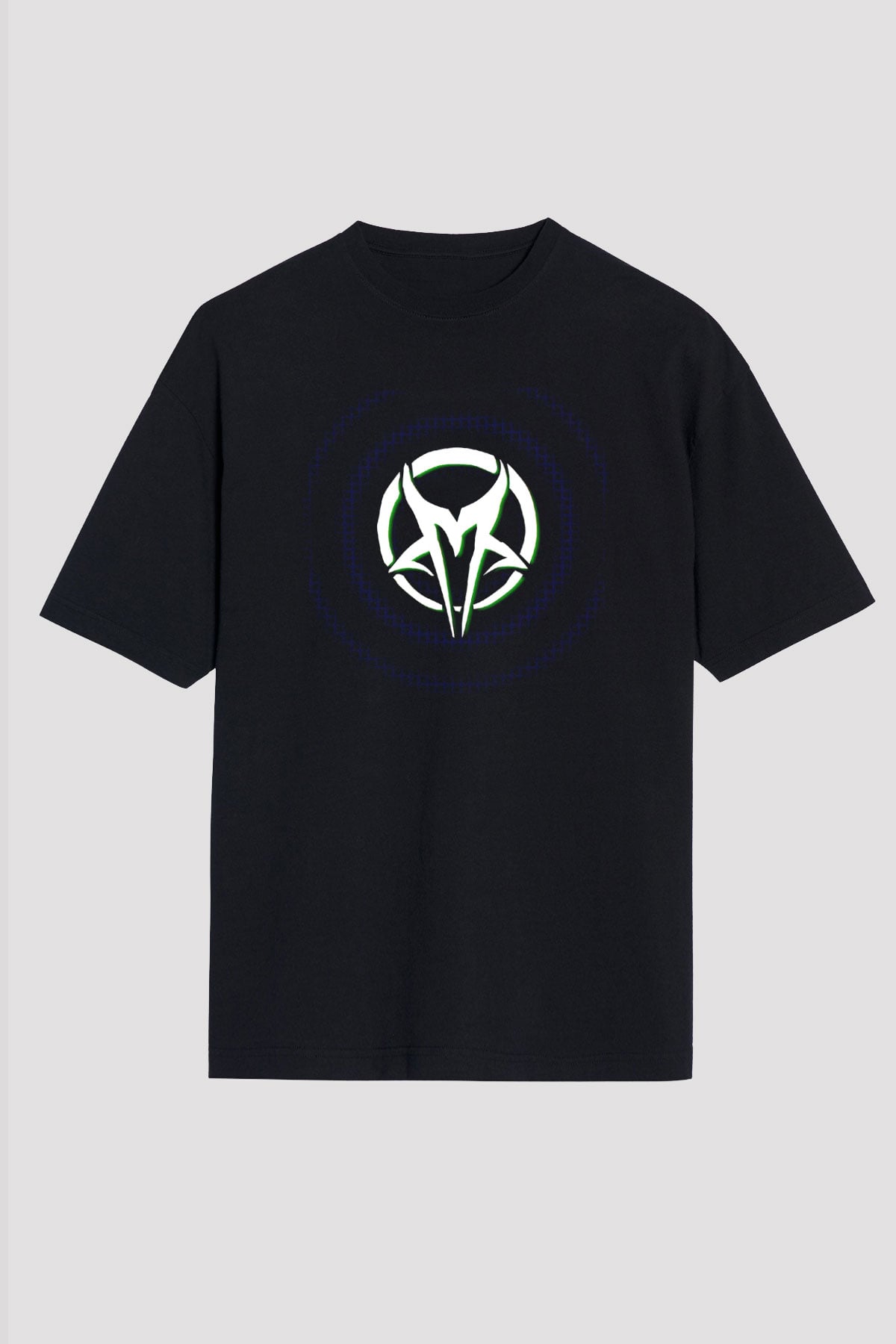 Mudvayne Baskılı Unisex Siyah Oversize Tişört - Tshirt