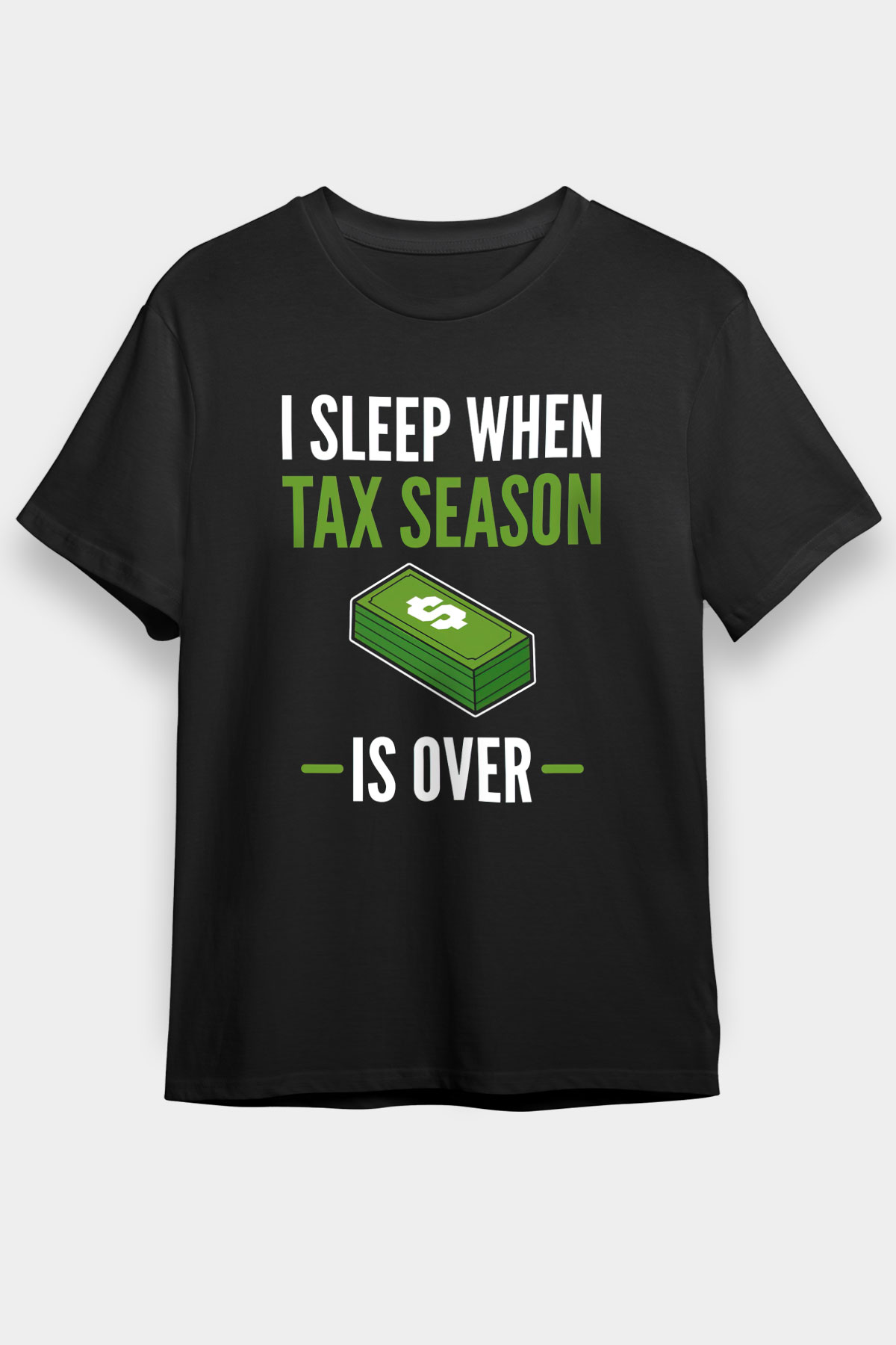Muhasebeci Siyah Unisex Tişört T-Shirt - TişörtFabrikası