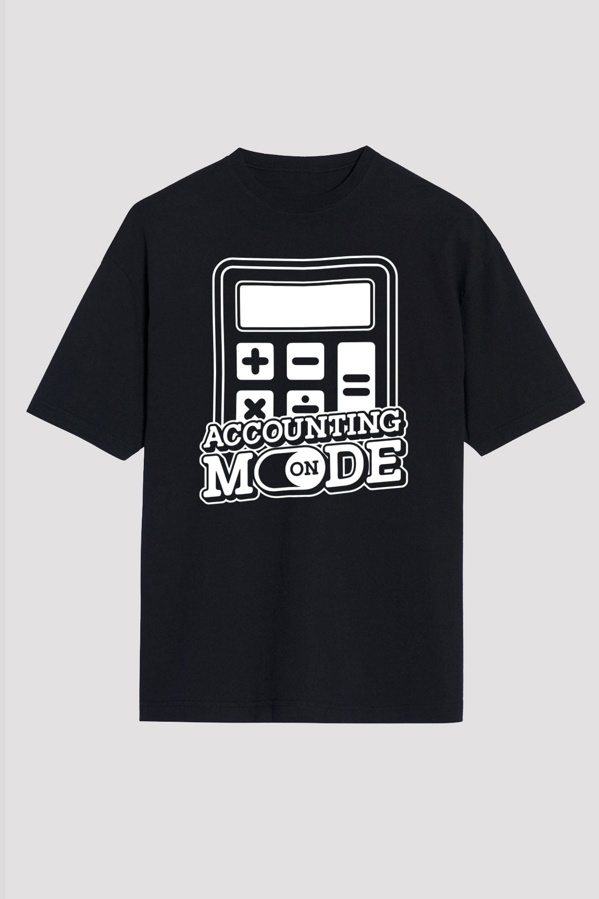Muhasebeci Siyah Unisex Tişört T-Shirt - TişörtFabrikası