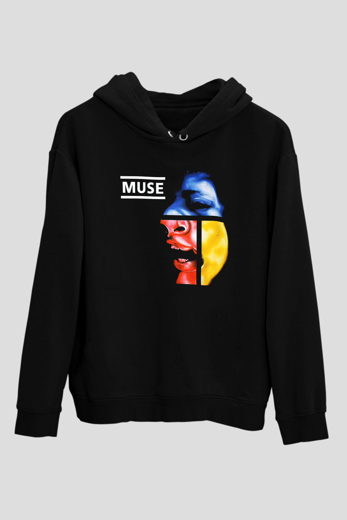 Muse Siyah Unisex Hoodie
