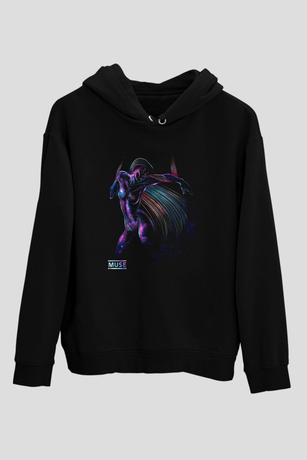 Muse Siyah Unisex Hoodie