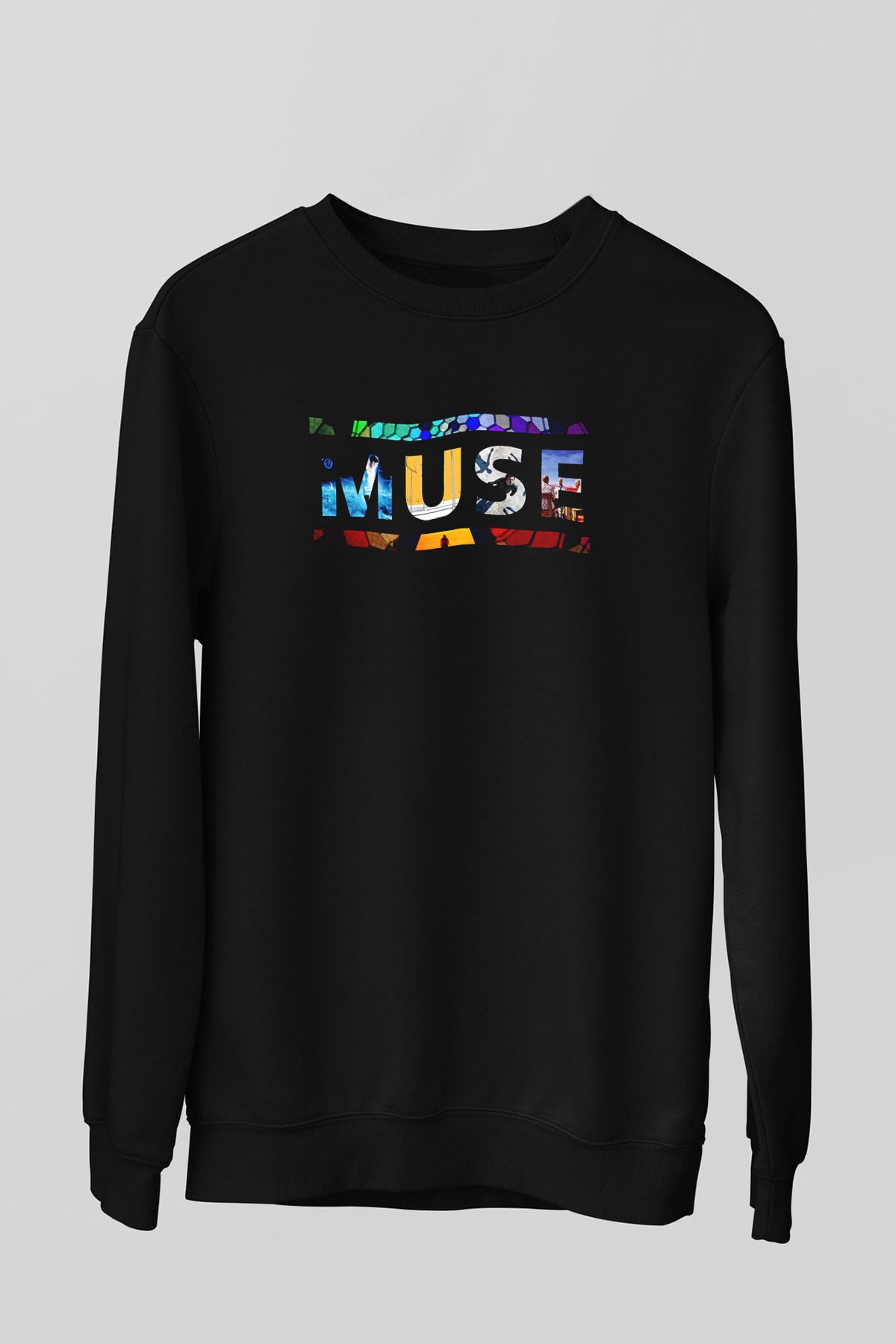 Muse Siyah Unisex Sweatshirt