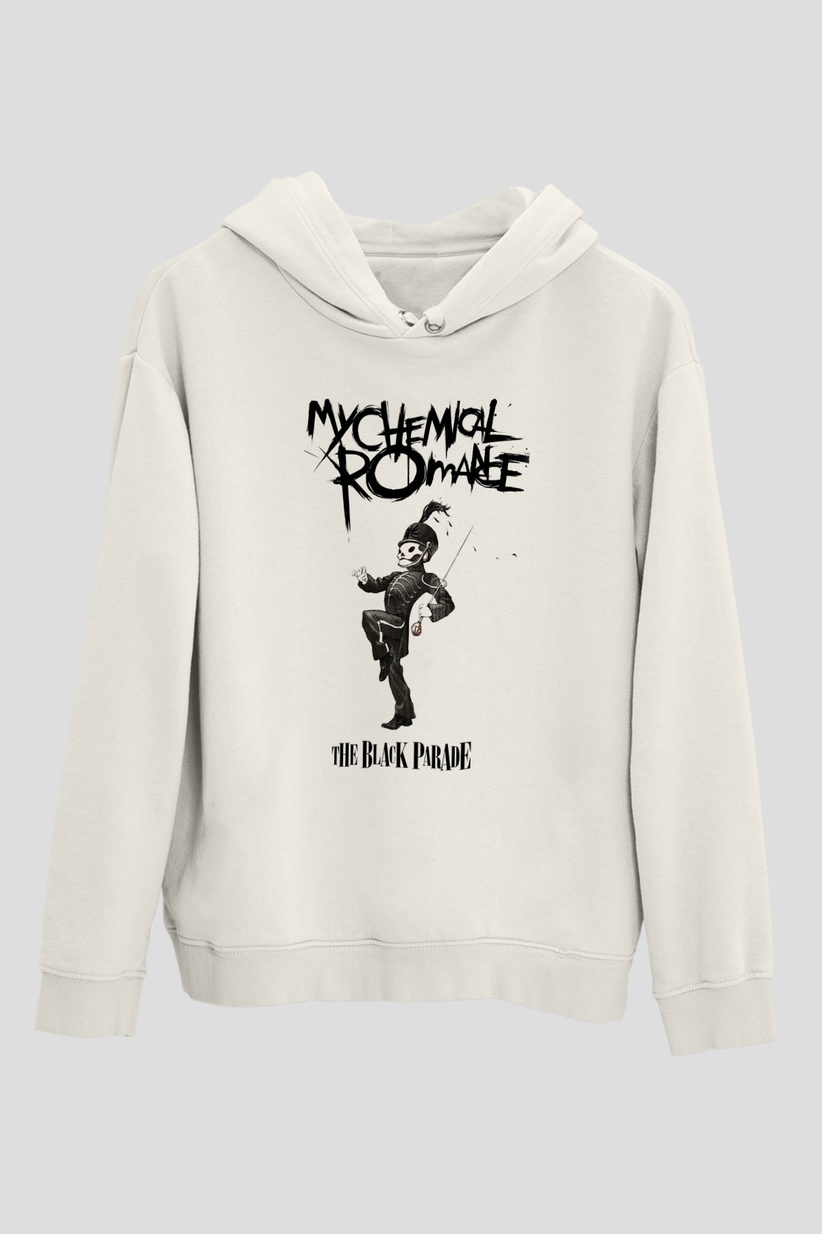My Chemical Romance Beyaz Unisex Kapşonlu Sweatshirt