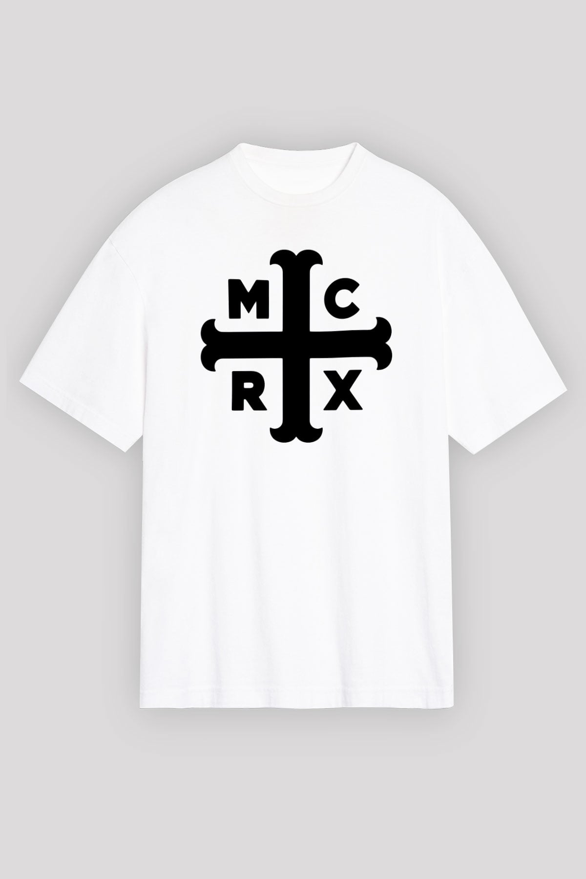 My Chemical Romance Beyaz Unisex Oversize Tişört T-Shirt