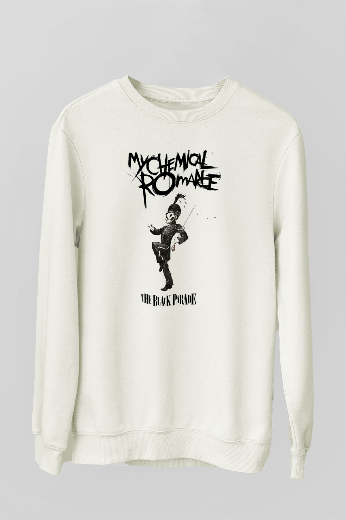 My Chemical Romance Beyaz Unisex Sweatshirt