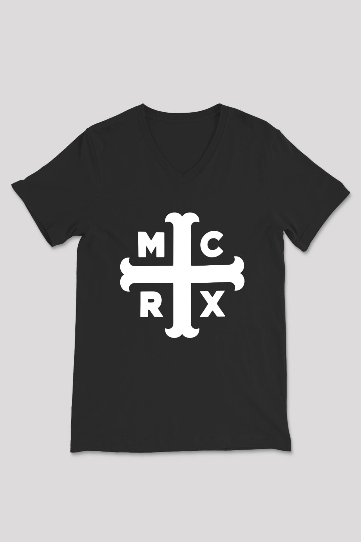 My Chemical Romance Siyah Unisex V Yaka Tişört T-Shirt