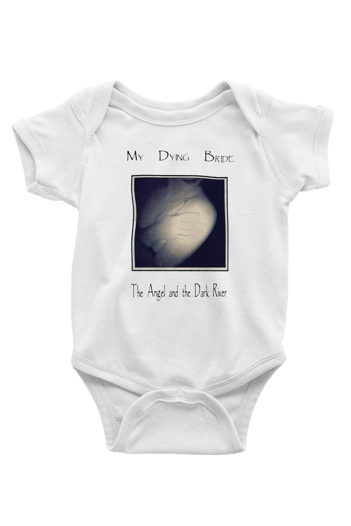 My Dying Bride Baskılı Beyaz Unisex Bebek Body - Zıbın