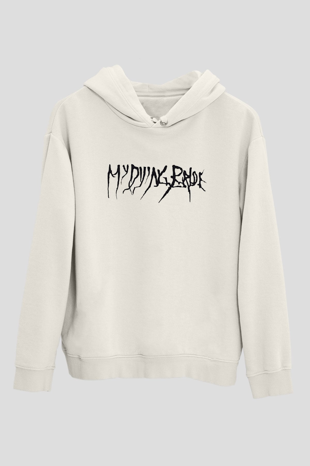 My Dying Bride Baskılı Beyaz Unisex Kapüşonlu Sweatshirt