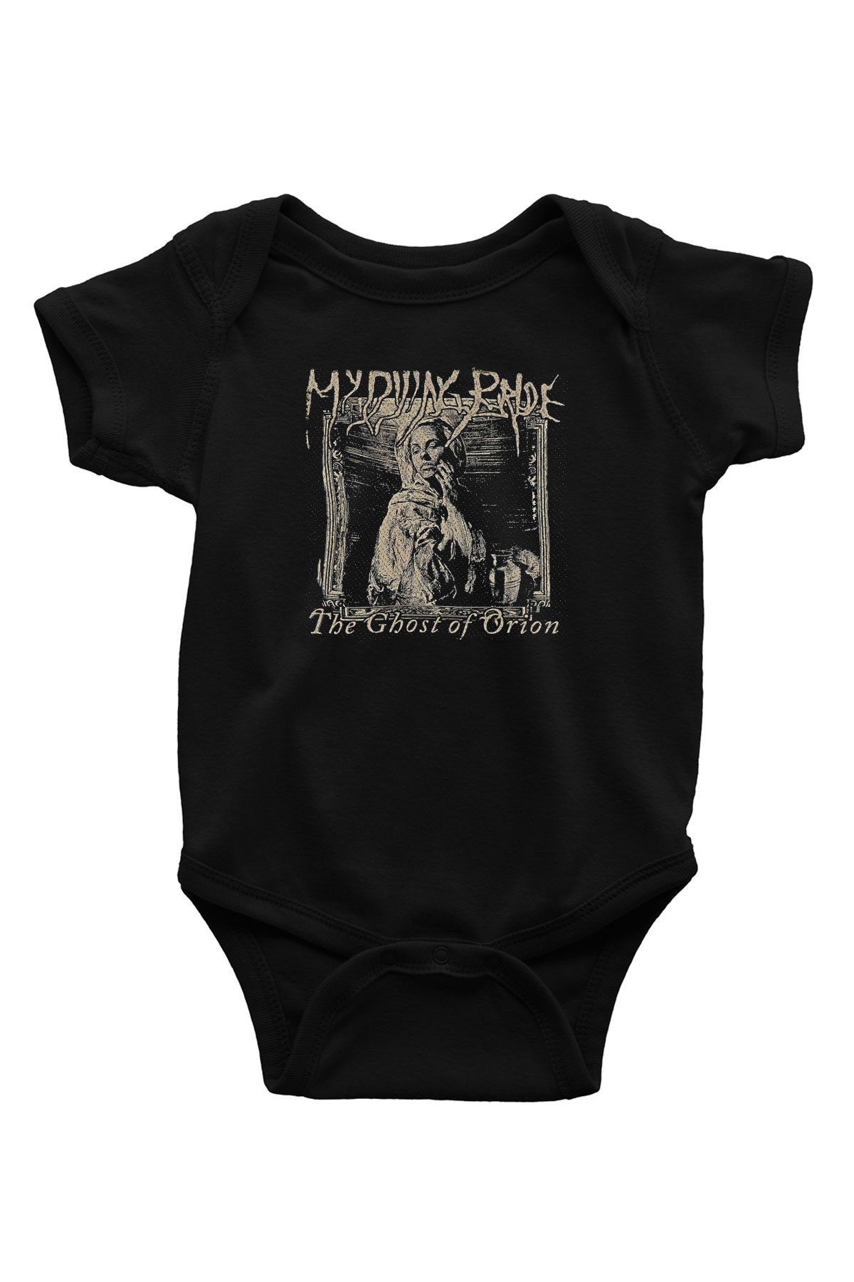 My Dying Bride Baskılı Unisex Siyah Bebek Body - Zıbın