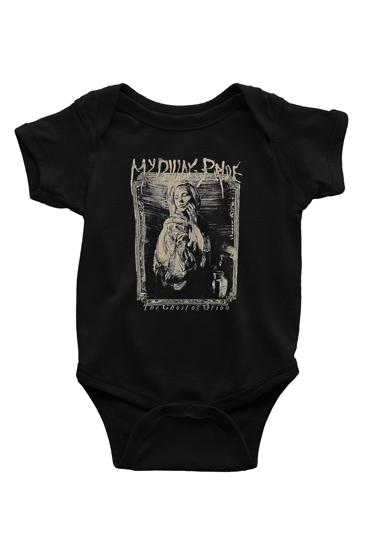 My Dying Bride Baskılı Unisex Siyah Bebek Body - Zıbın