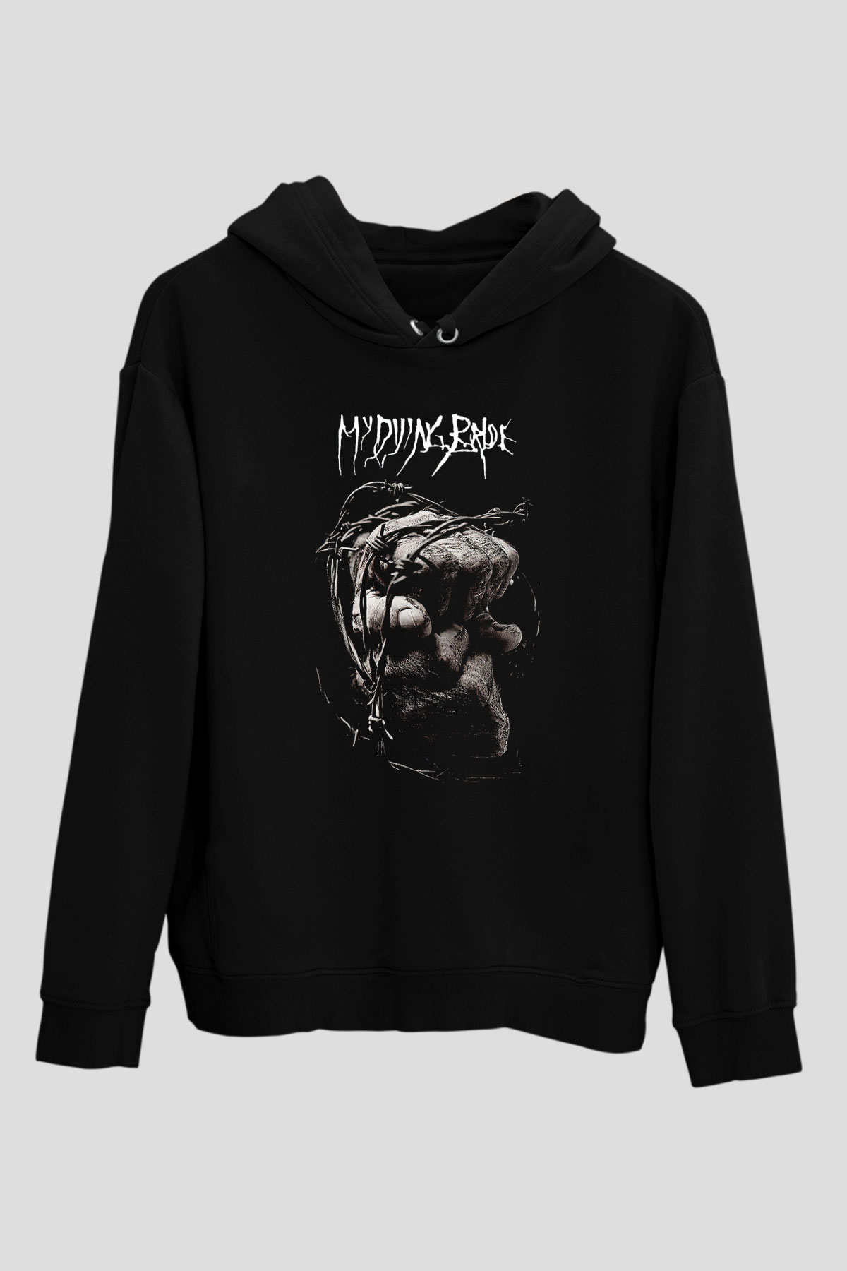 My Dying Bride Baskılı Unisex Siyah Kapüşonlu Sweatshirt
