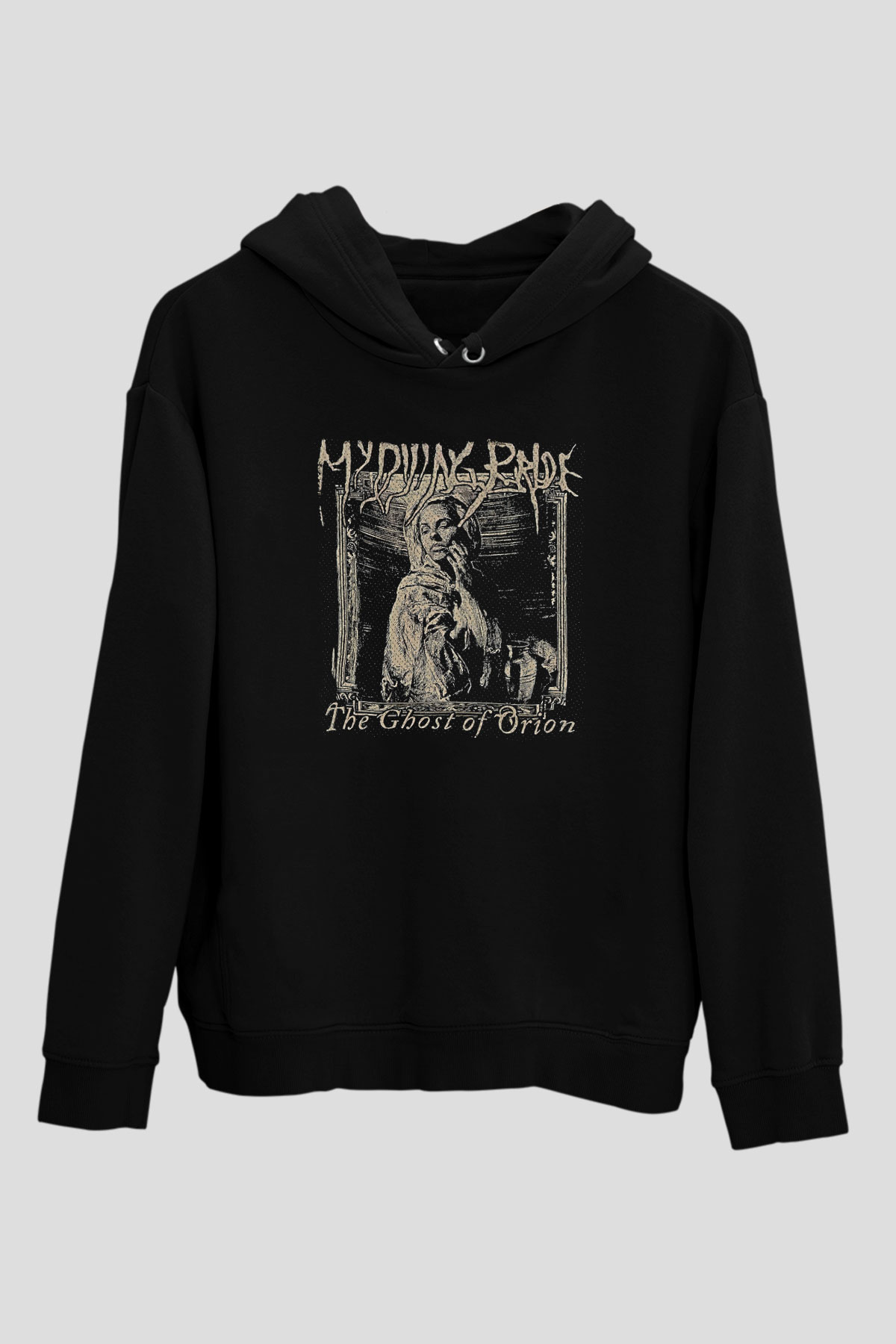 My Dying Bride Baskılı Unisex Siyah Kapüşonlu Sweatshirt