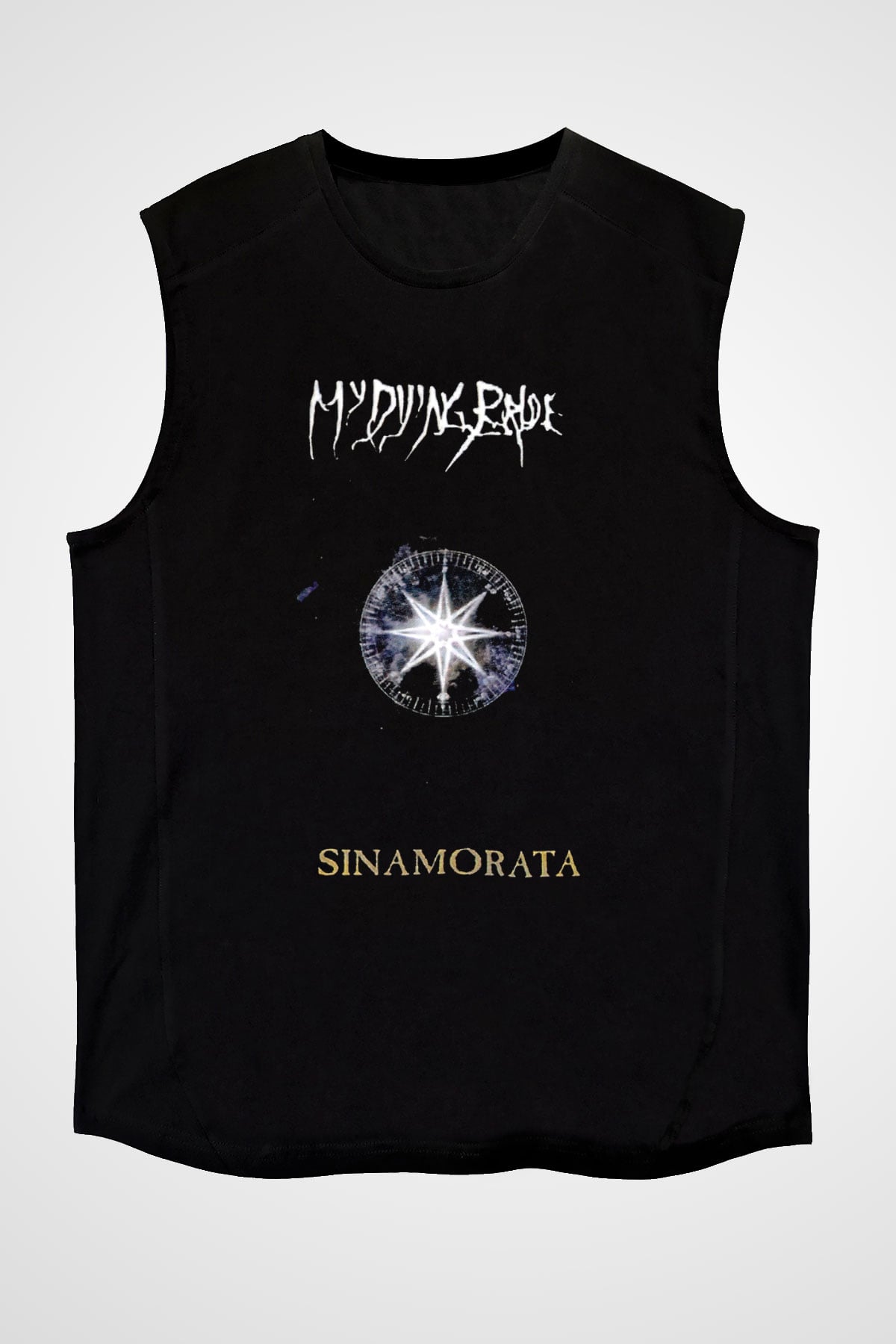 My Dying Bride Baskılı Unisex Siyah Kolsuz Tişört - Tshirt