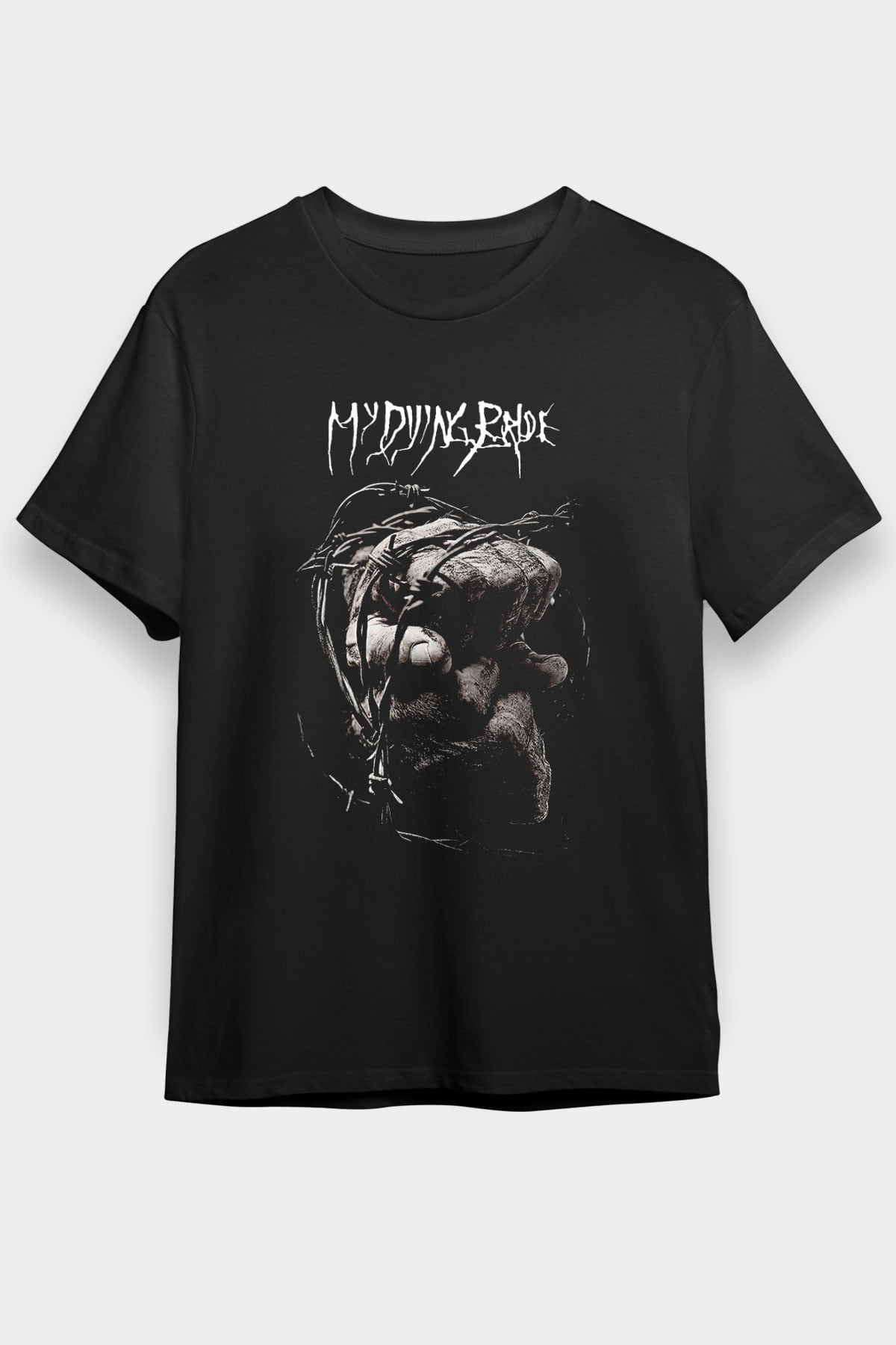 My Dying Bride Baskılı Unisex Siyah Tişört - Tshirt