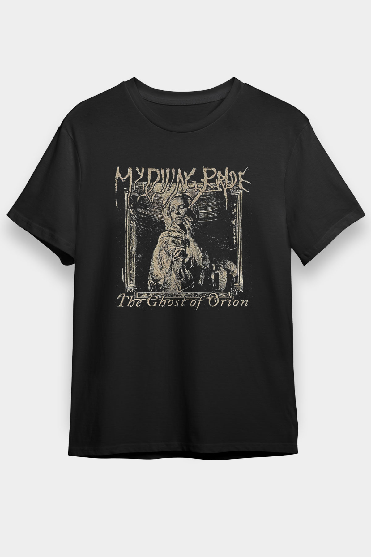 My Dying Bride Baskılı Unisex Siyah Tişört - Tshirt