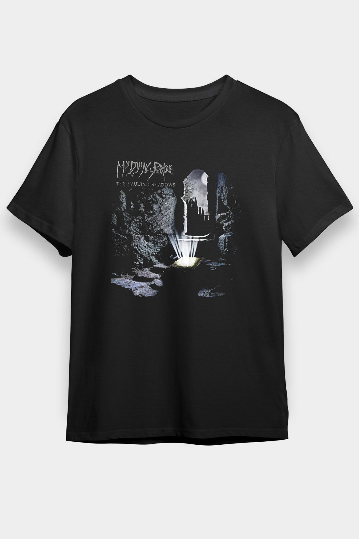 My Dying Bride Baskılı Unisex Siyah Tişört - Tshirt