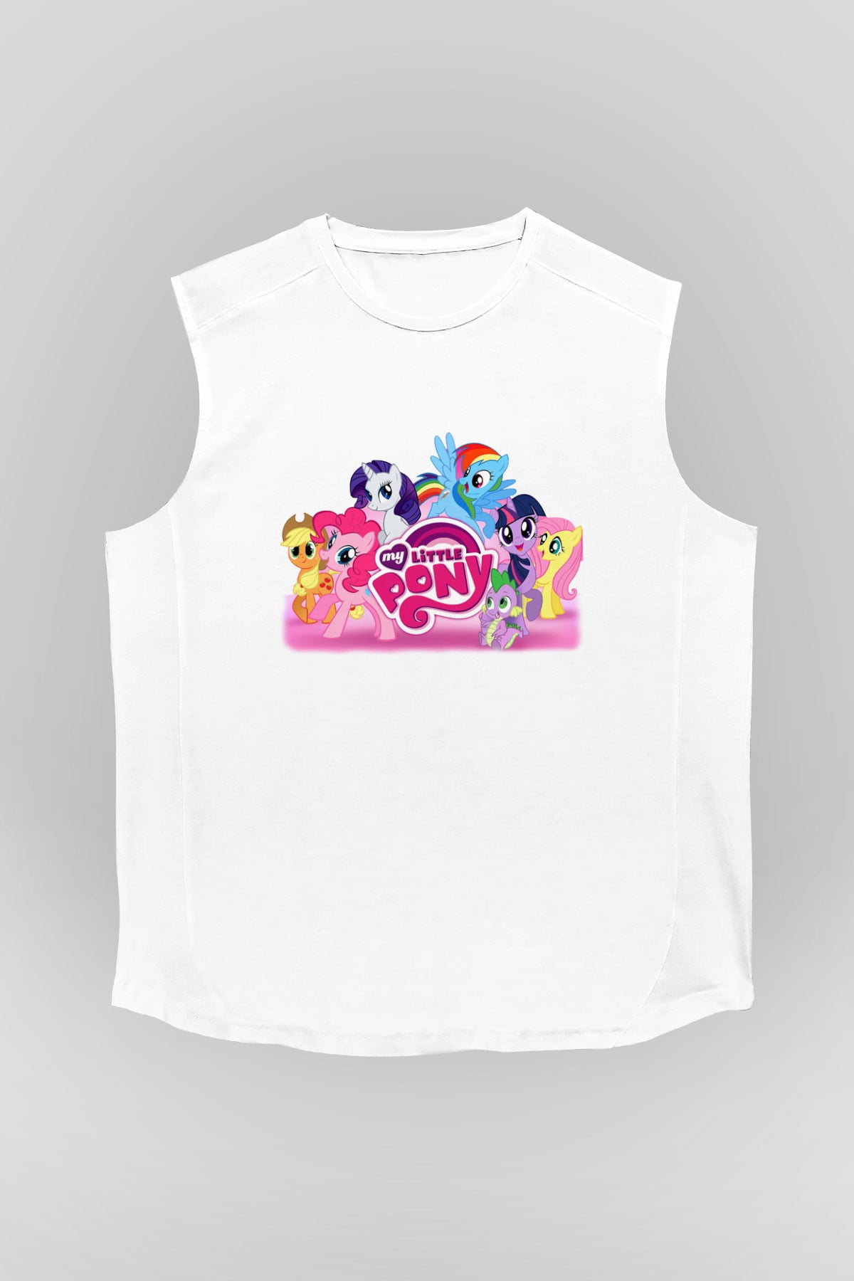 My Little Pony Beyaz Unisex Kolsuz Tişört