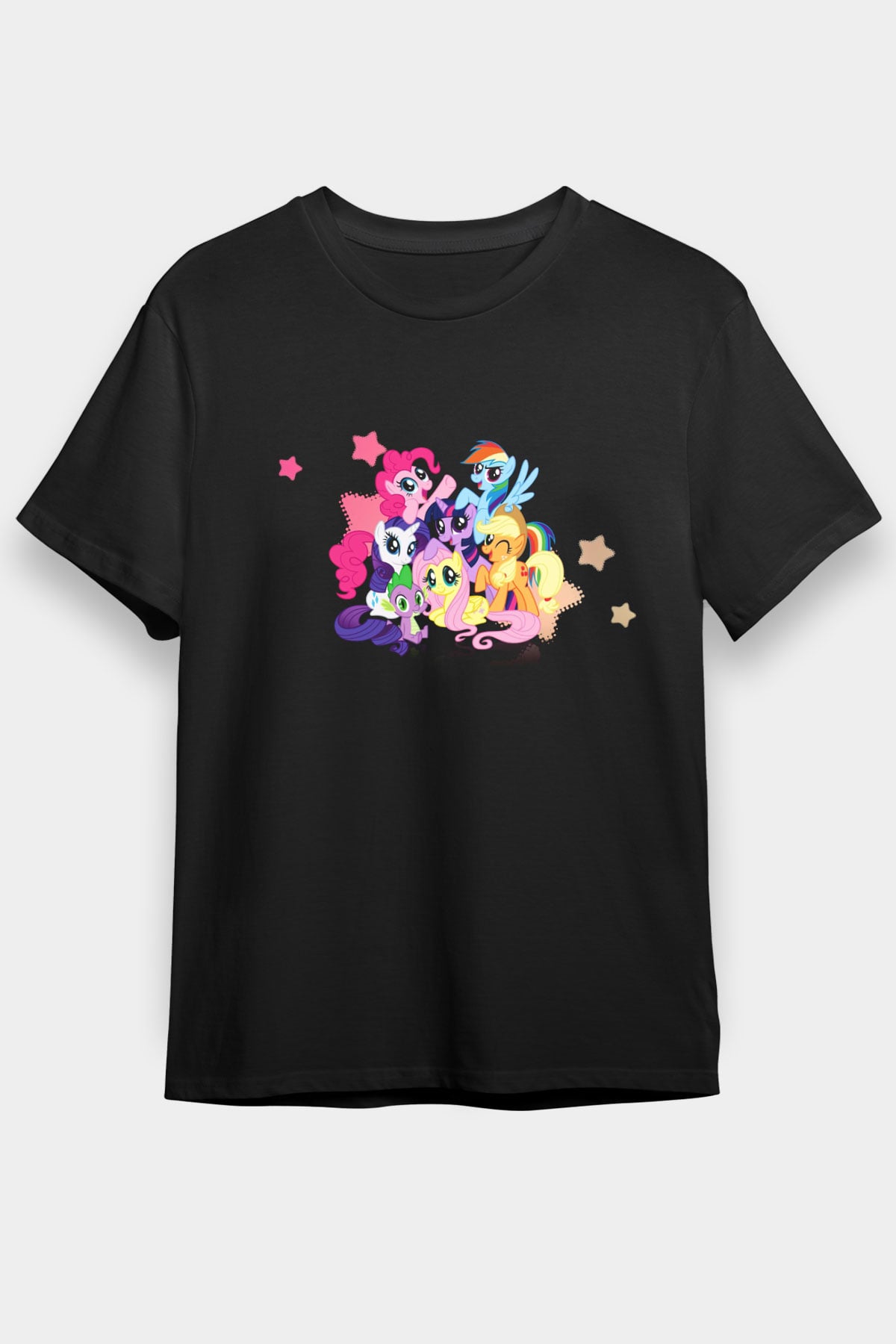 My Little Pony Siyah Unisex Tişört