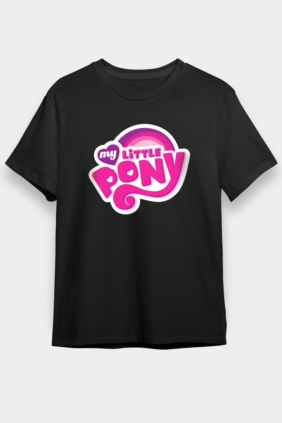 My Little Pony Siyah Unisex Tişört
