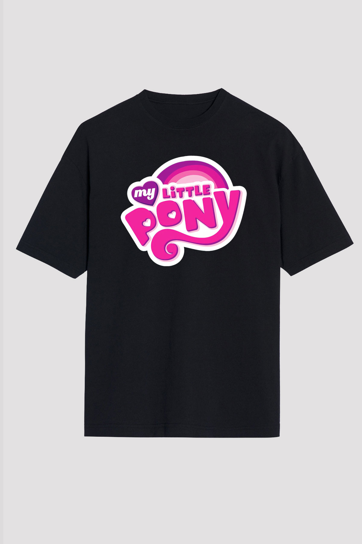 My Little Pony Siyah Unisex Tişört