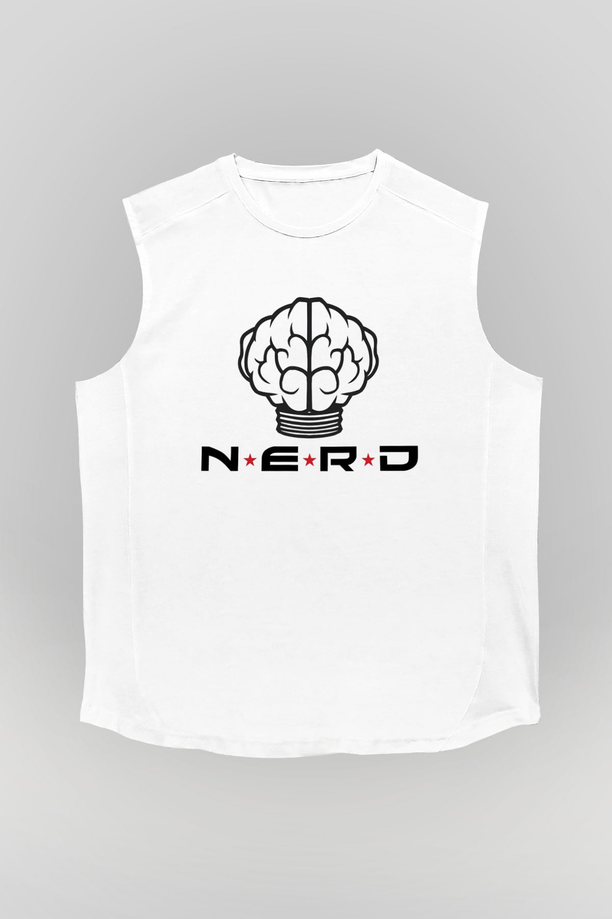 N.E.R.D Beyaz Unisex Kolsuz Tişört