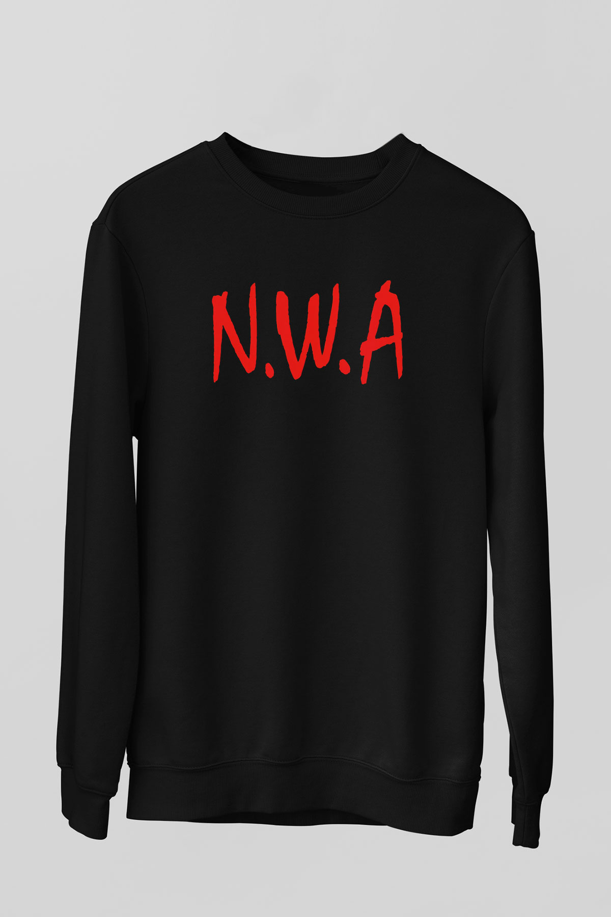 N.W.A Siyah Unisex Sweatshirt