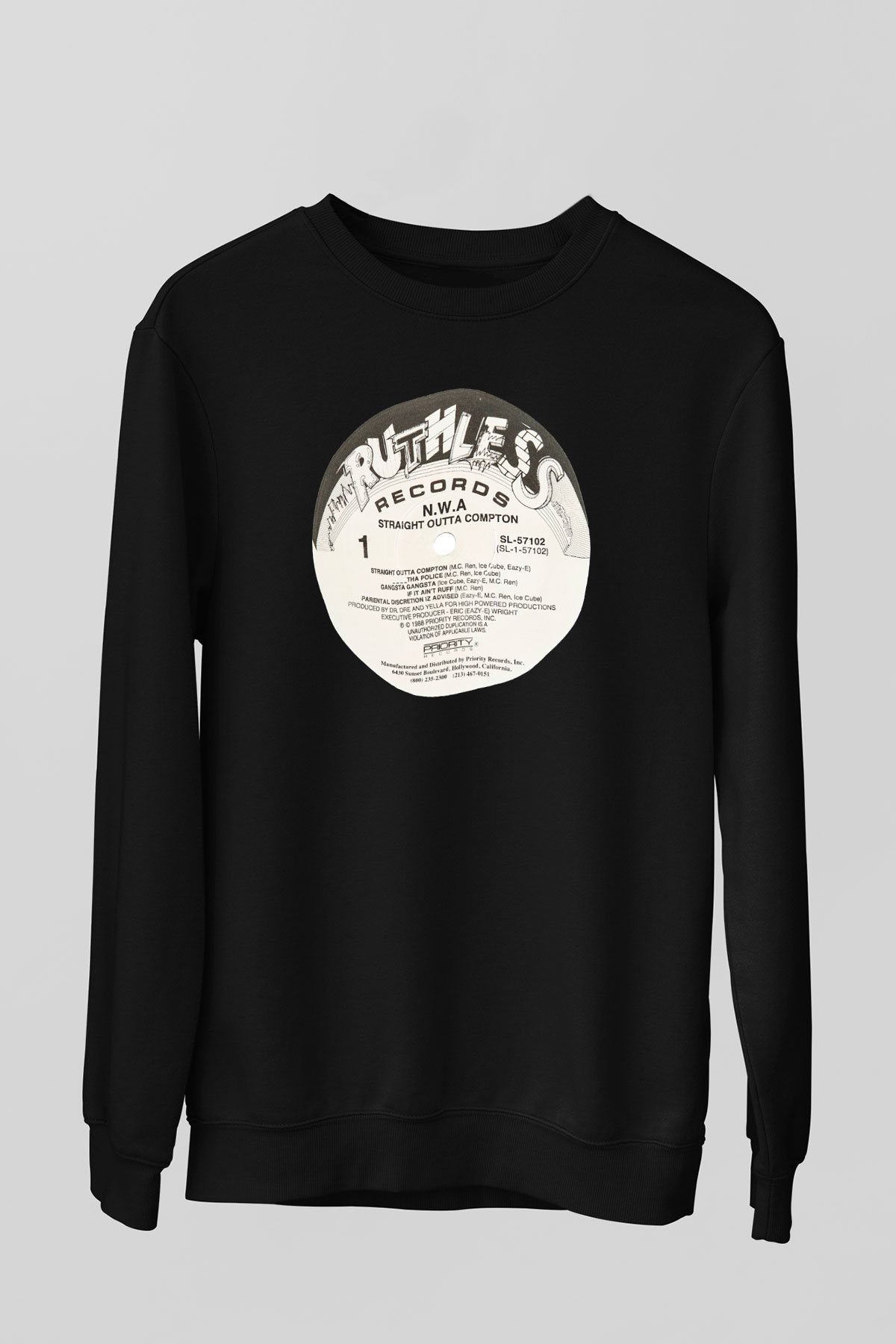 N.W.A Siyah Unisex Sweatshirt