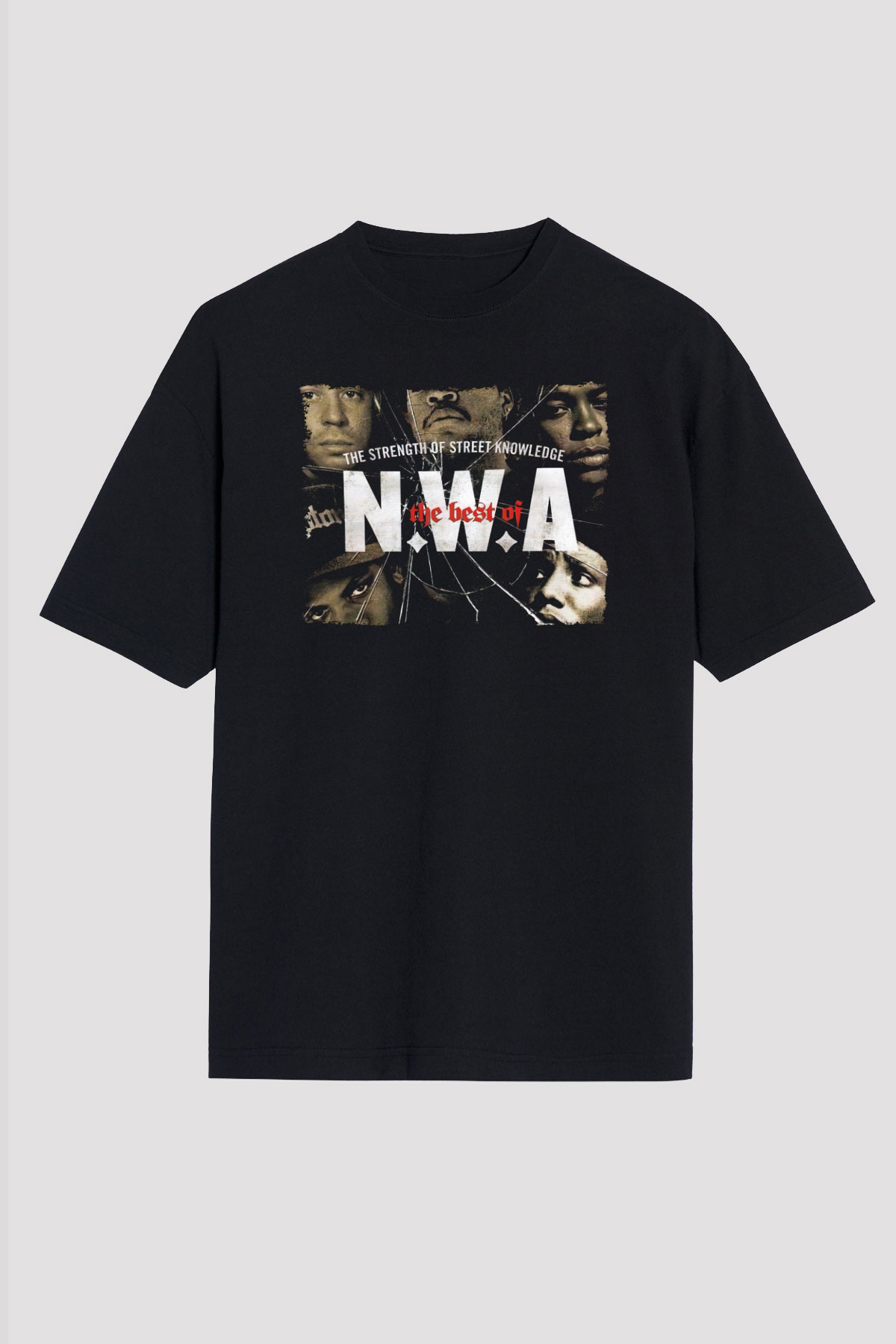 N.W.A Siyah Unisex Tişört T-Shirt - TişörtFabrikası