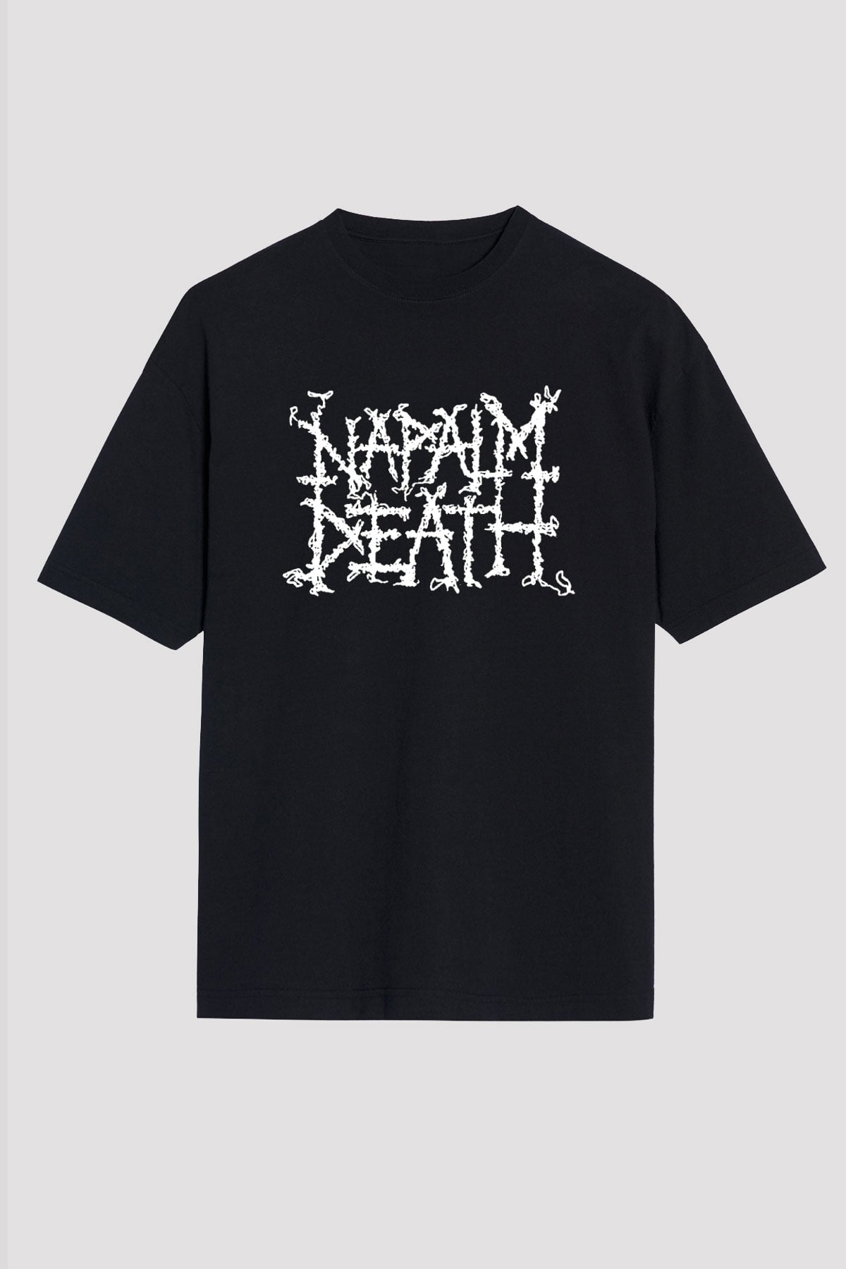 Napalm Death Siyah Unisex Oversize Tişört T-Shirt