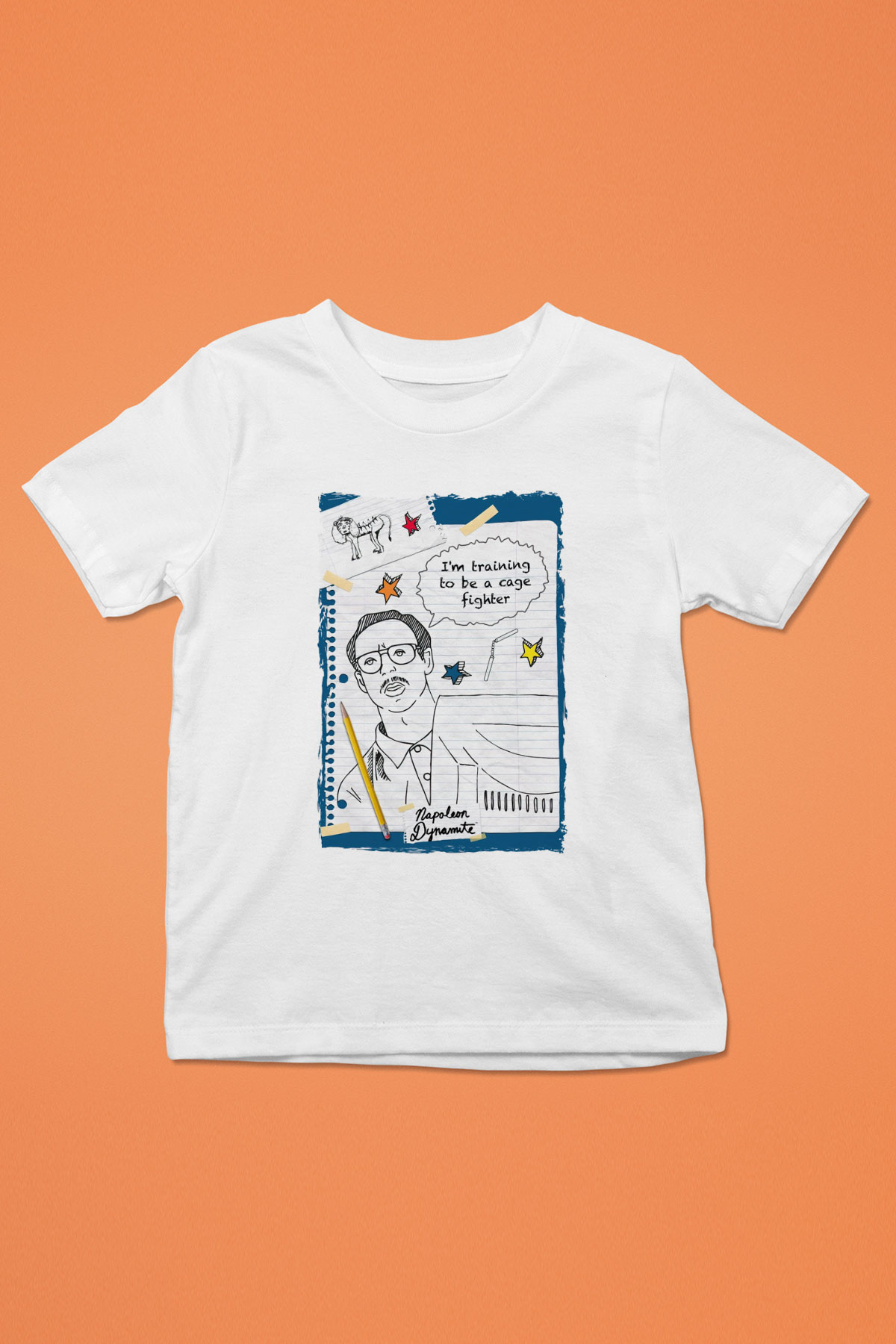 Napoleon Dynamite Beyaz Unisex Çocuk Tişört