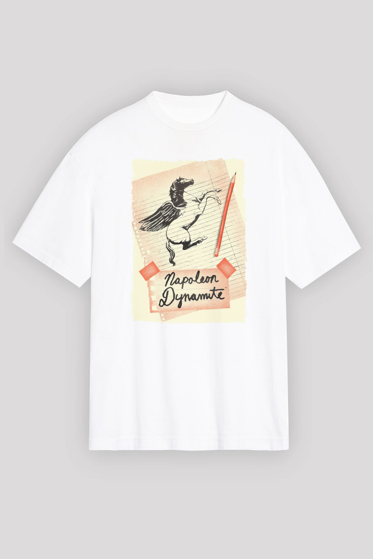 Napoleon Dynamite Beyaz Unisex Tişört T-Shirt