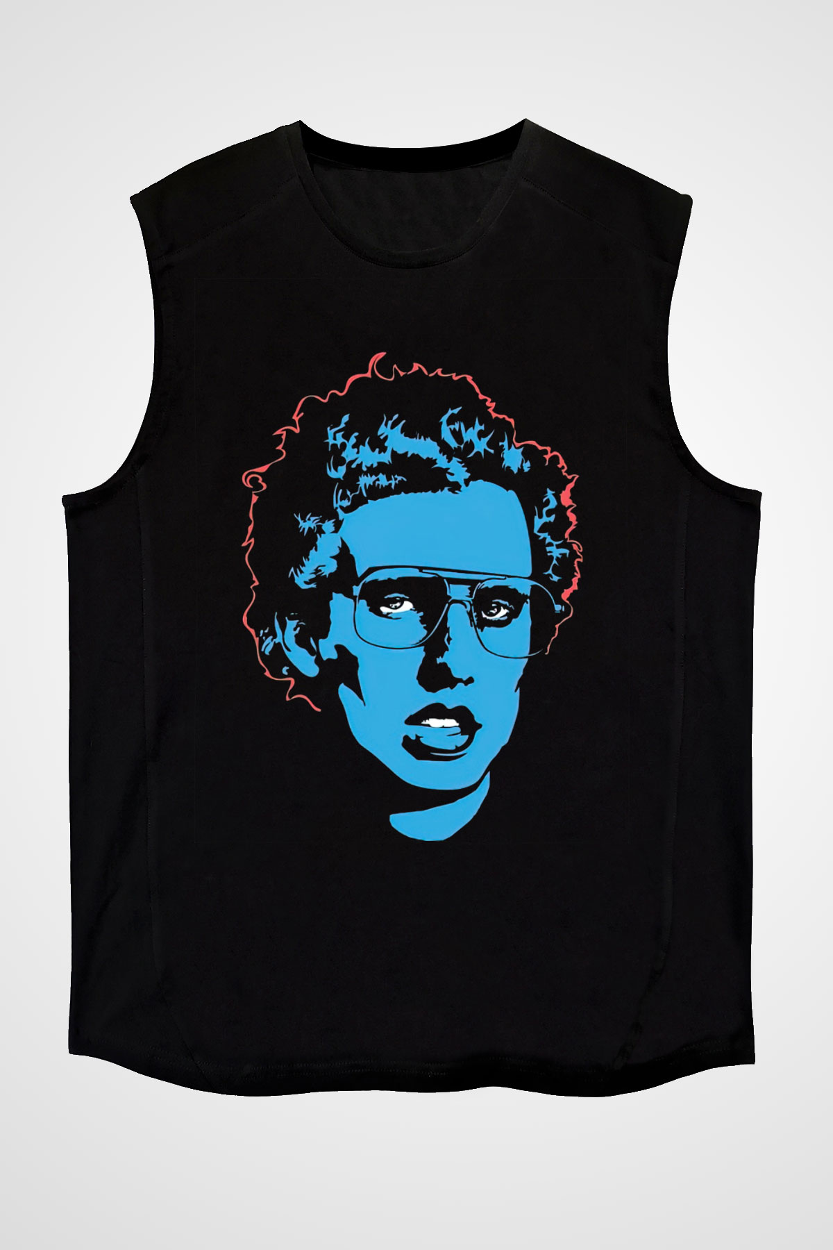 Napoleon Dynamite Siyah Unisex Kolsuz Tişört