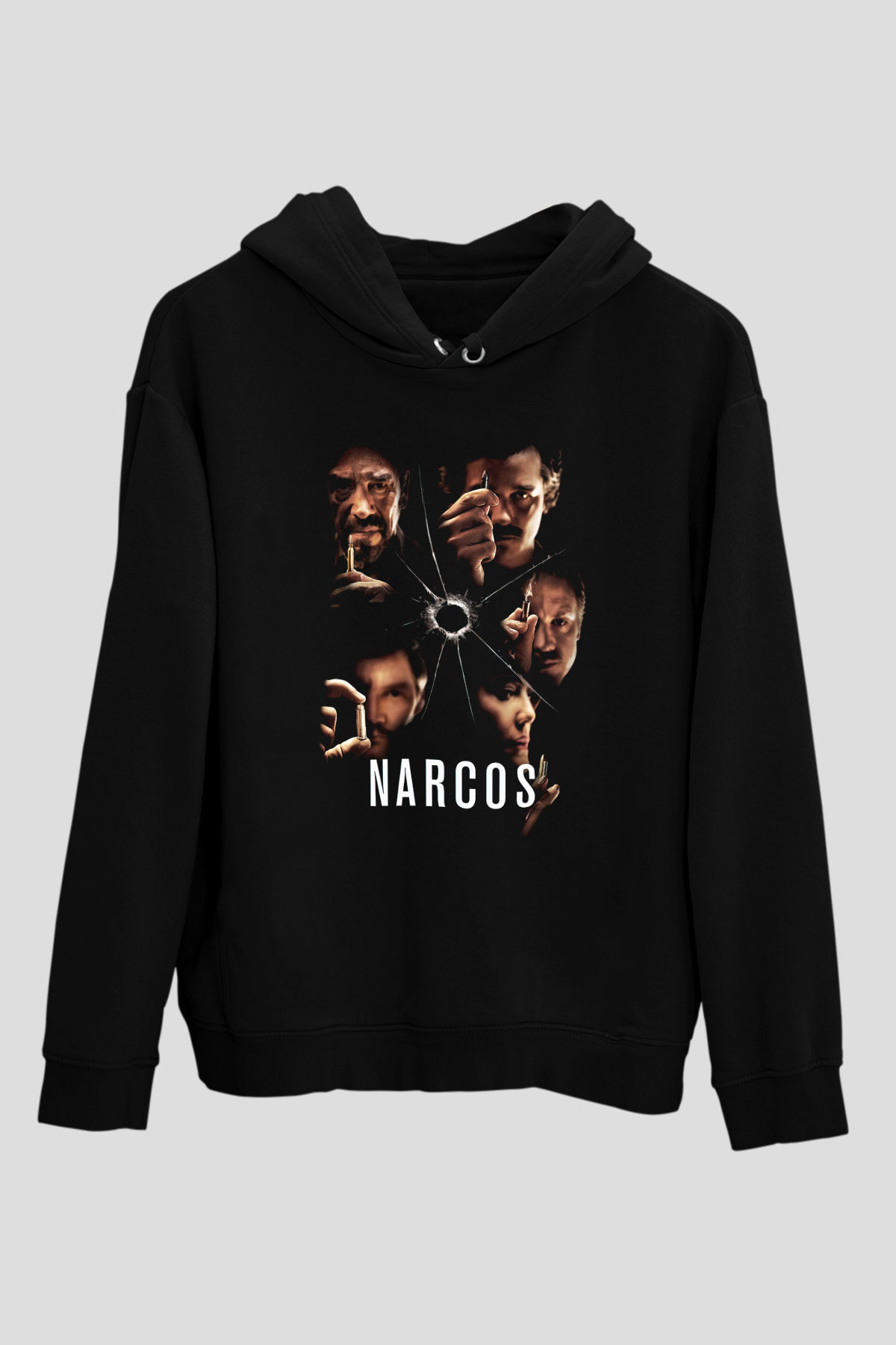 Narcos Pablo Escobar Siyah Unisex Hoodie