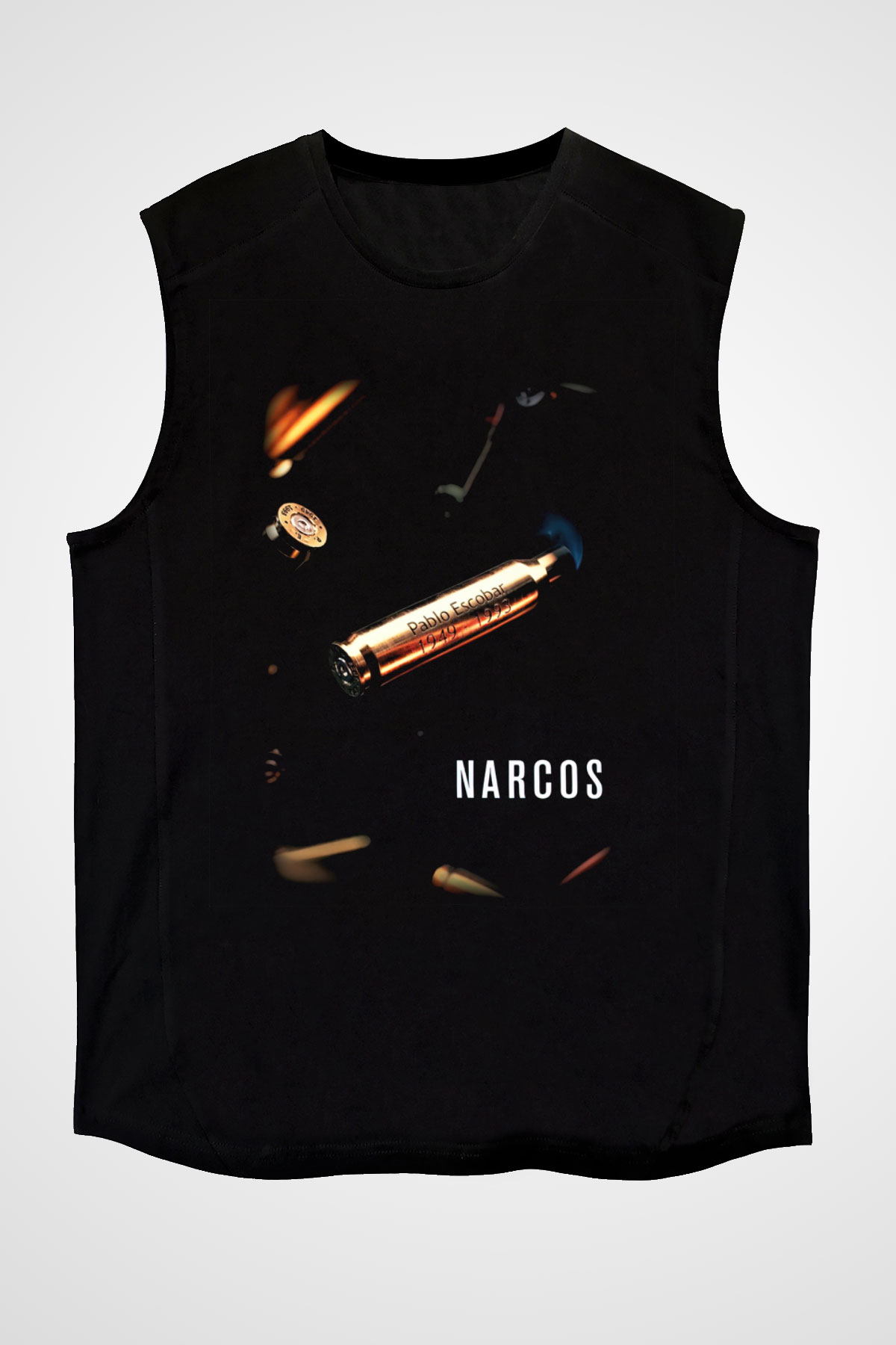 Narcos Pablo Escobar Siyah Unisex Kolsuz Tişört