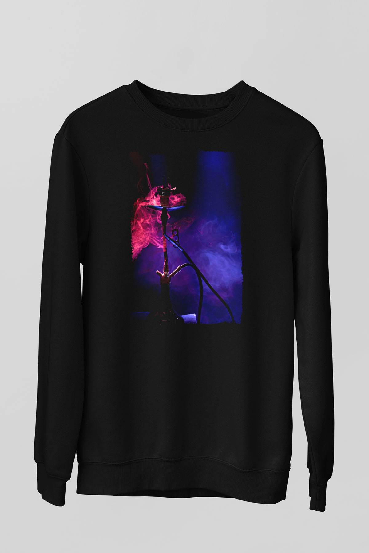 Nargile Siyah Unisex Sweatshirt