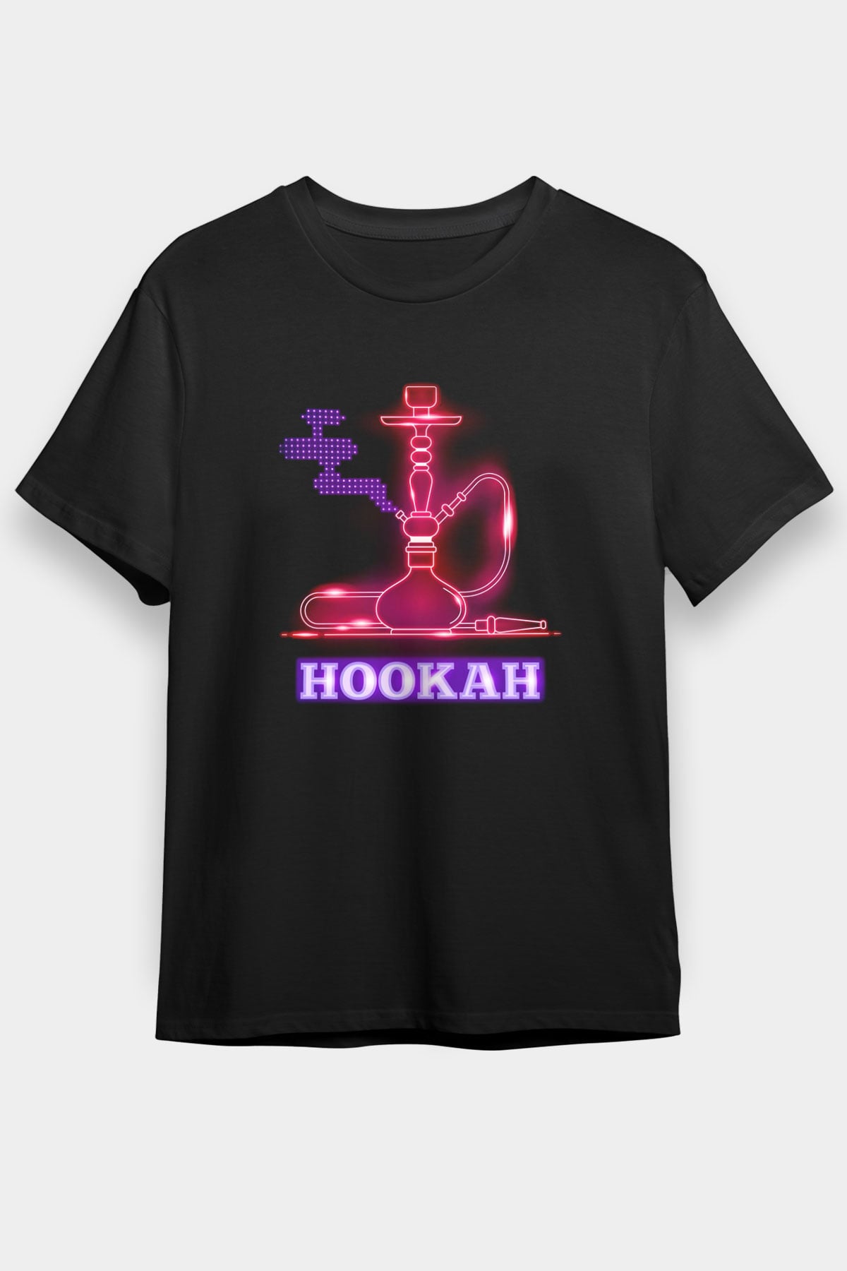 Nargile Siyah Unisex Tişört T-Shirt - TişörtFabrikası