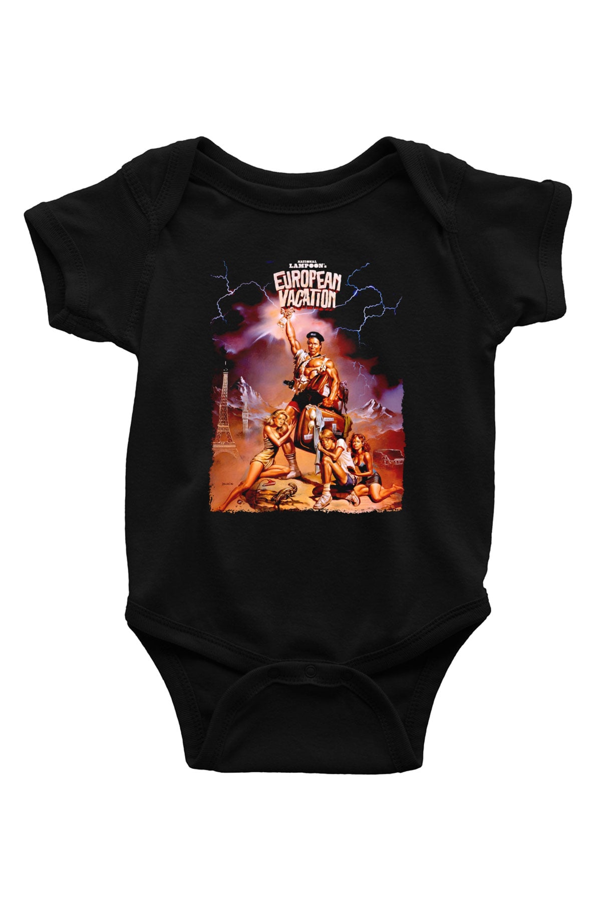 National Lampoons Vacation Siyah Bebek Body - Zıbın