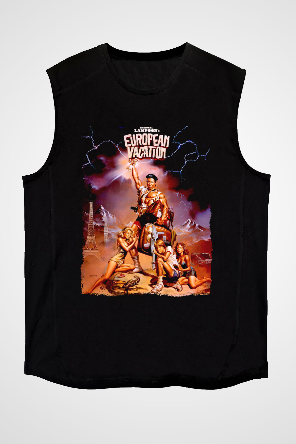 National Lampoons Vacation Siyah Unisex  Kolsuz Tişört